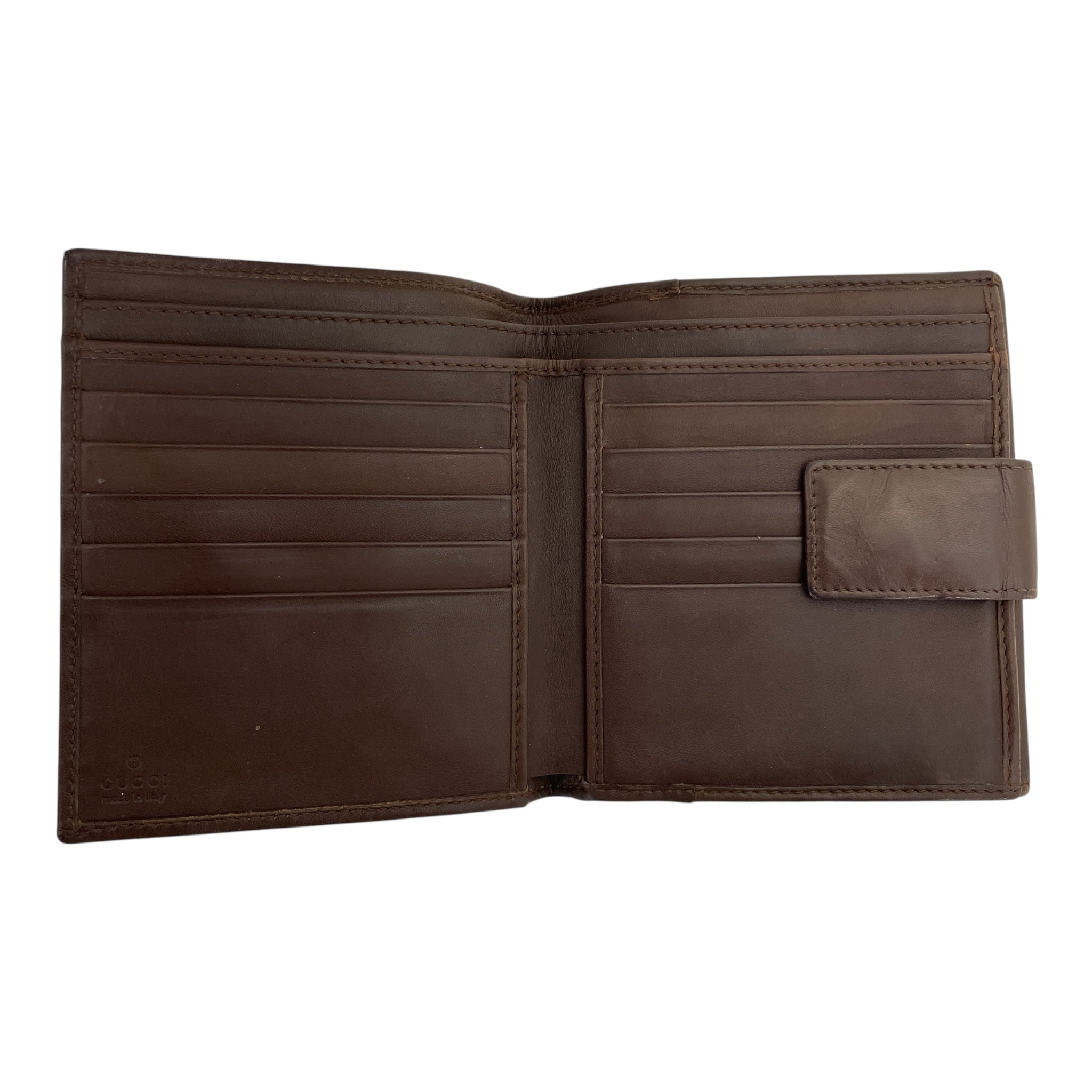 GUCCI/Bifold Wallet/Monogram/Cotton/CML/GG SUPREME view 2