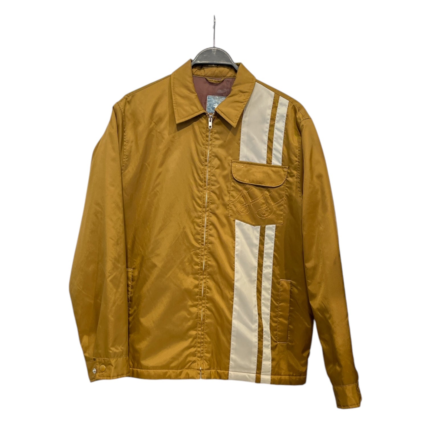 STUSSY/Windbreaker/M/Nylon/CML/RACING STRIPE view 1