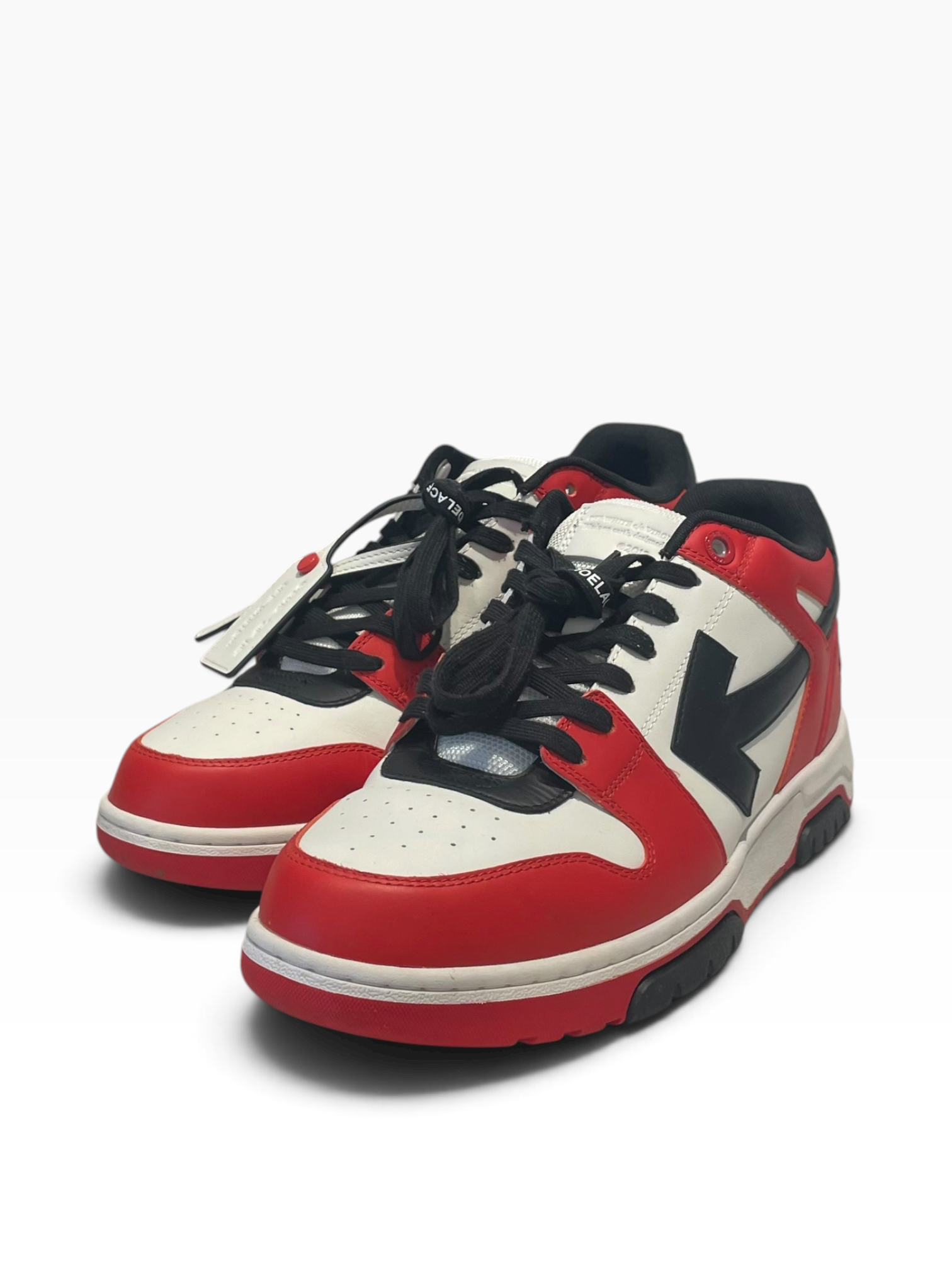OFF-WHITE/Low-Sneakers/US 13/Leather/RED/Out Of Office Sneaker view 1