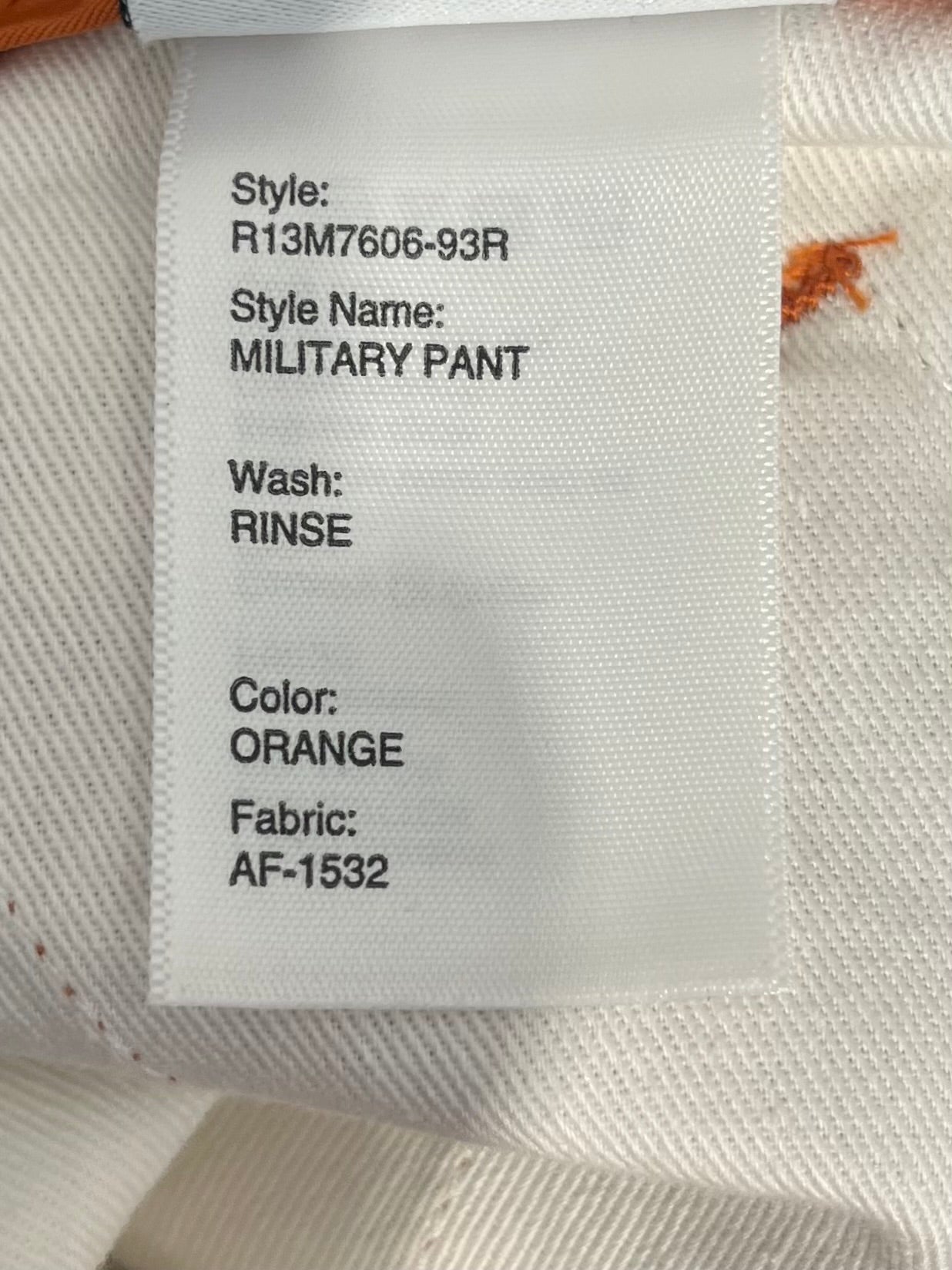 R13/Bottoms/30/Nylon/ORN/CARGO PARACHUTE PANTS view 7