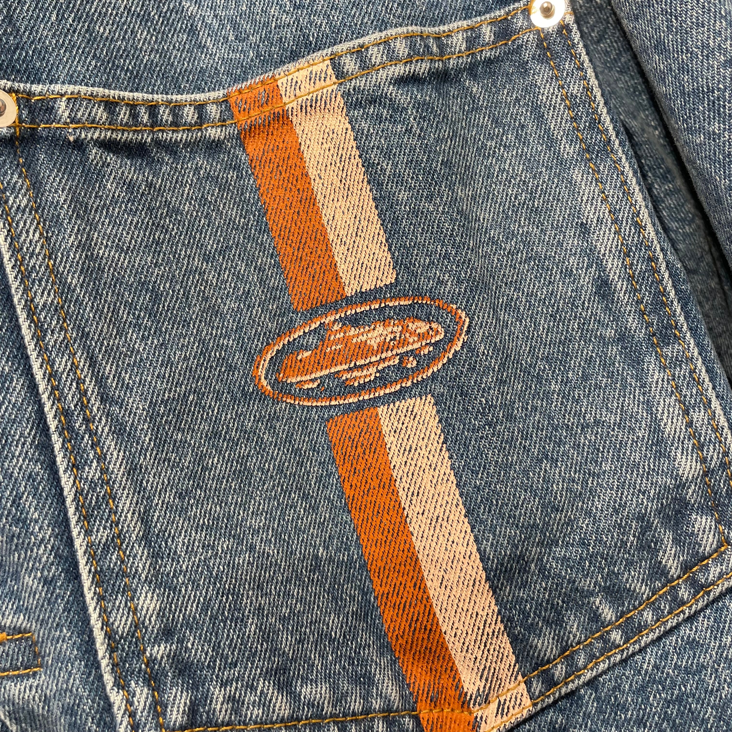 Corteiz/Denim Jkt/L/Denim/IDG/ORN LOGO view 3