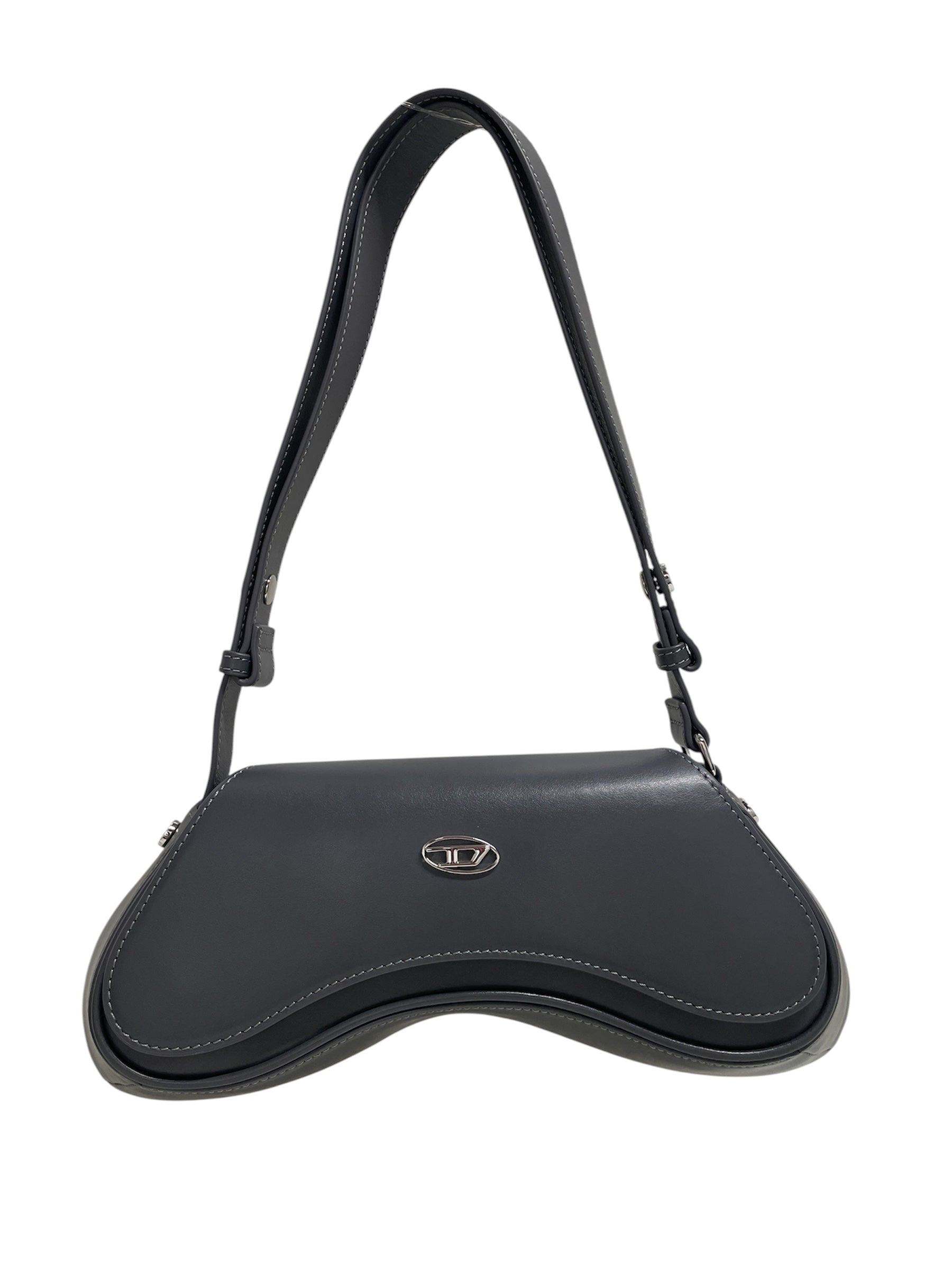 DIESEL/Hand Bag/Leather/GRY/PLAY CURVED SHOULDER view 1