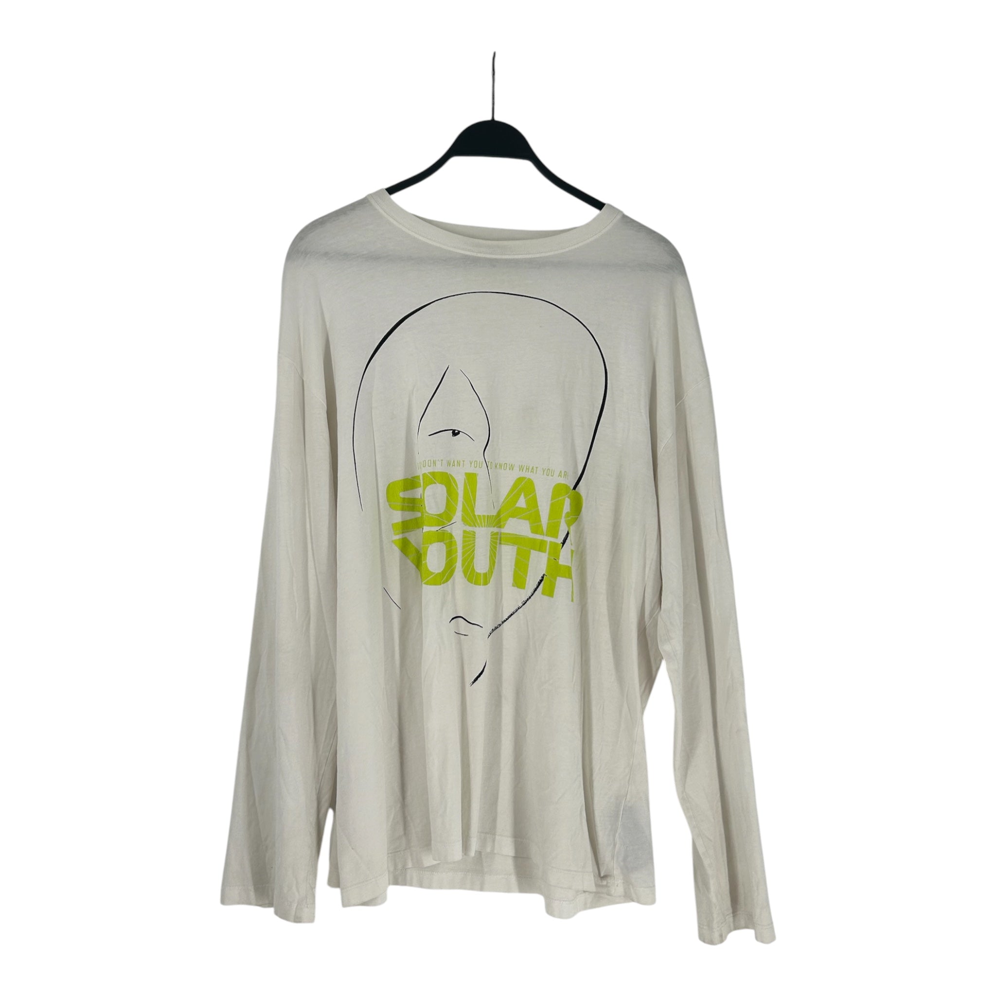RAF SIMONS/LS T-Shirt/XL/Cotton/WHT/Graphic/SOLAR YOUTH RW view 1