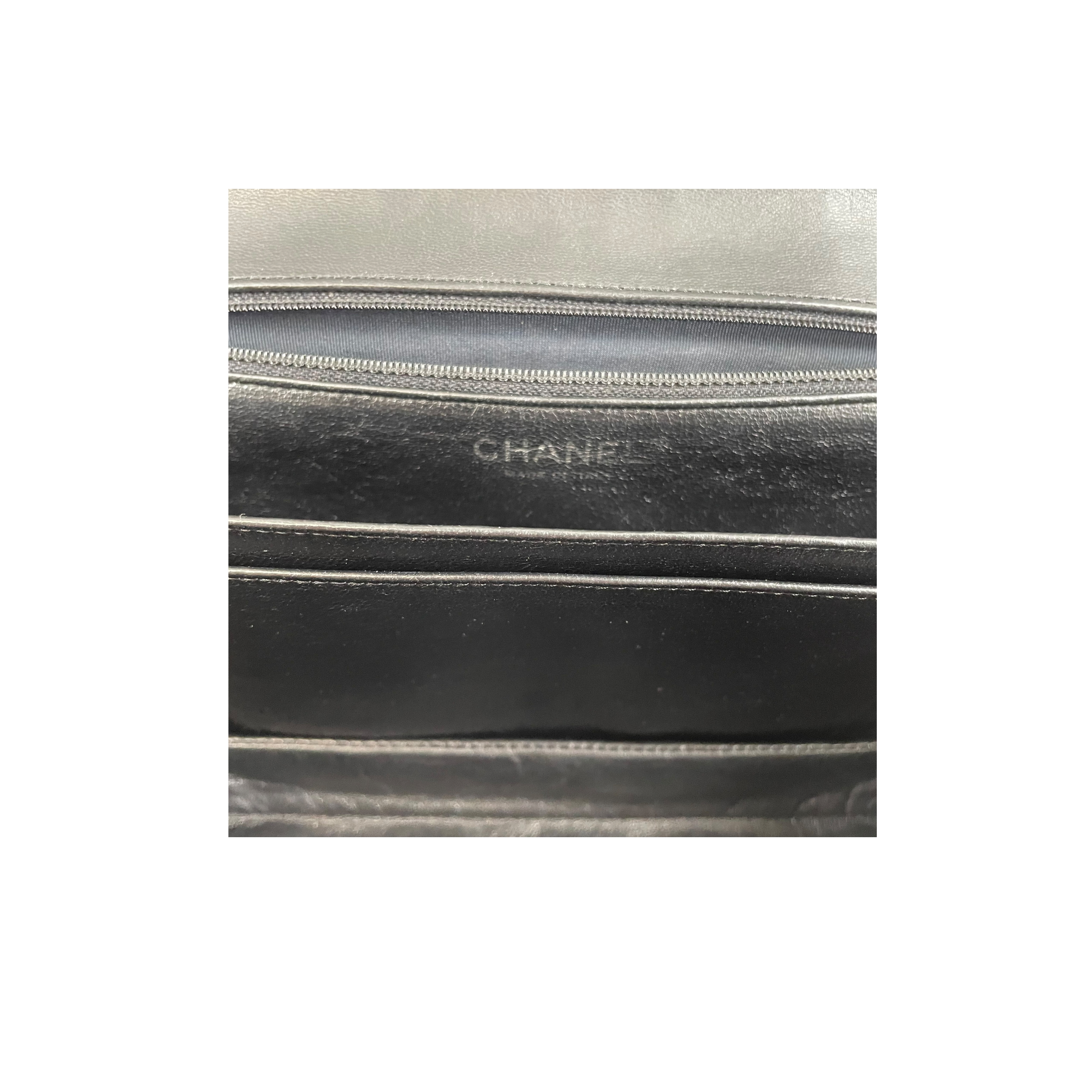 CHANEL/Cross Body Bag/Leather/BLK/16015287/BOY ACCORDION FLAP view 7