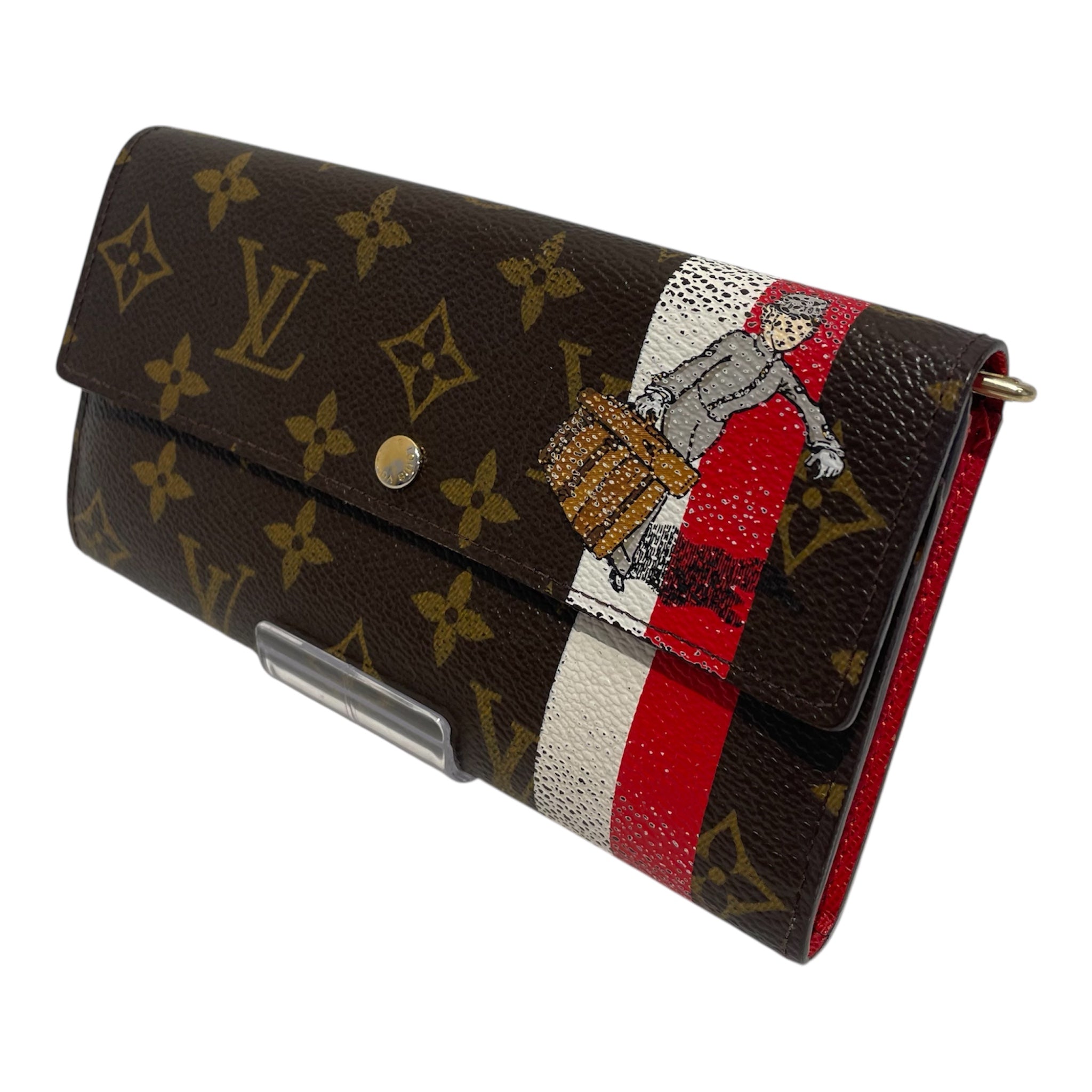 LOUIS VUITTON/Long Wallet/Monogram/Leather/BRW/CT1006 view 1