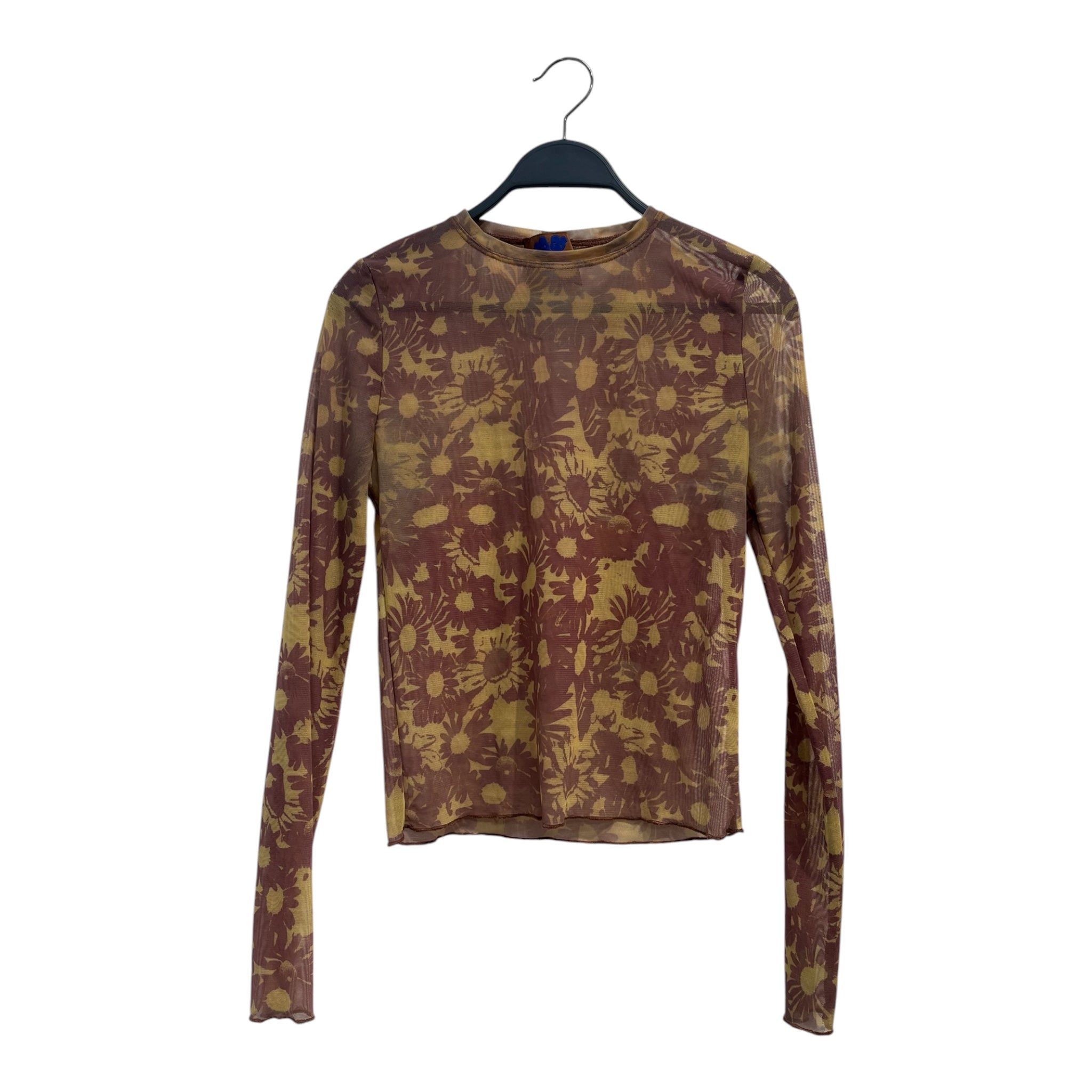 Heaven By Marc Jacobs/LS T-Shirt/S/Floral Pattern/Nylon/MLT/MESH FLORAL PATTERN LS SHIRT view 1