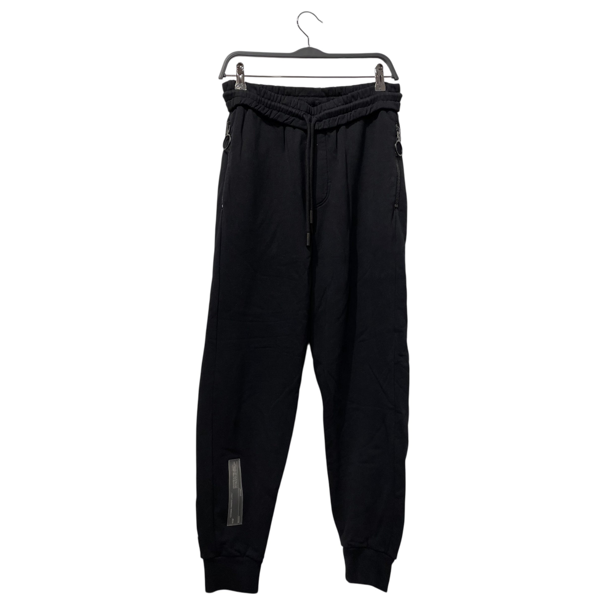 OFF-WHITE/Pants/XS/Cotton/BLK/Graphic/YLW TAPE SWEATPANTS view 1