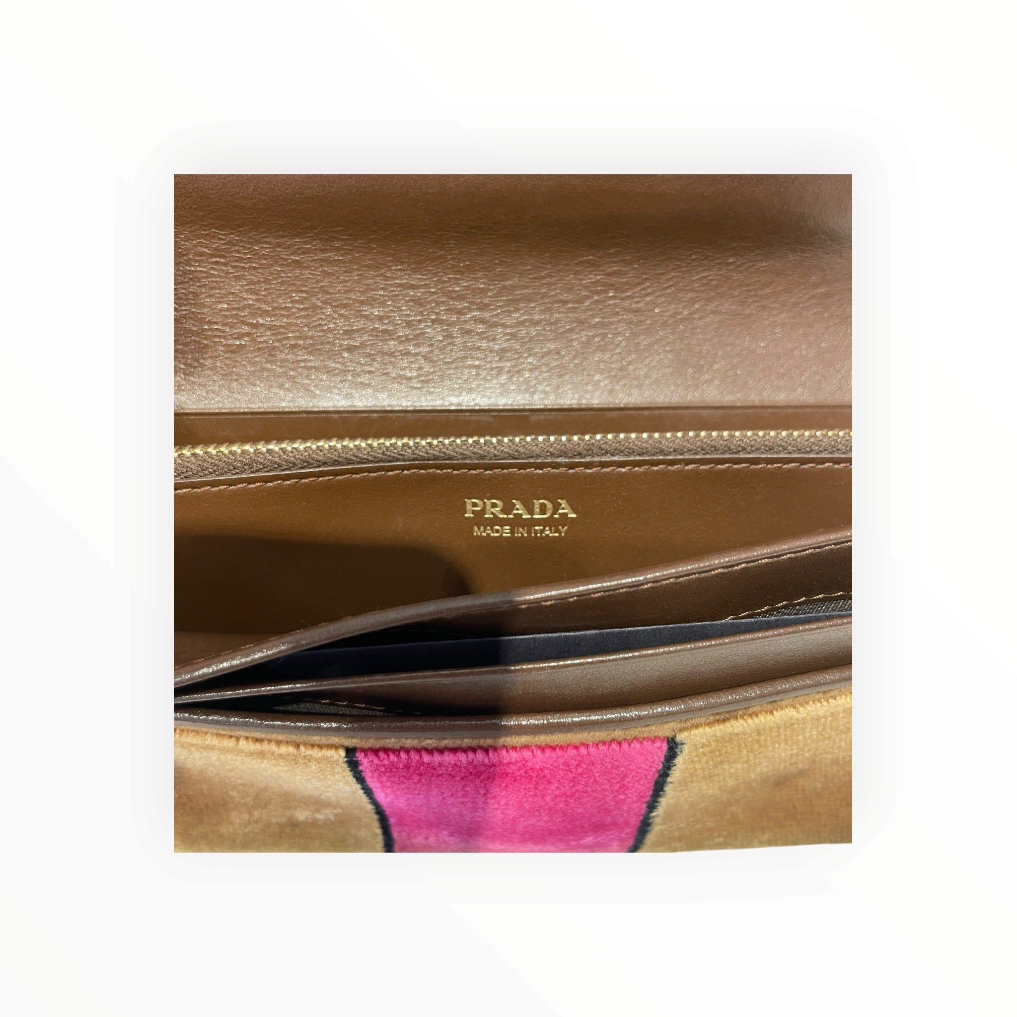 PRADA/Bag/All Over Print/CML/Velvet Cashier Clutch view 4