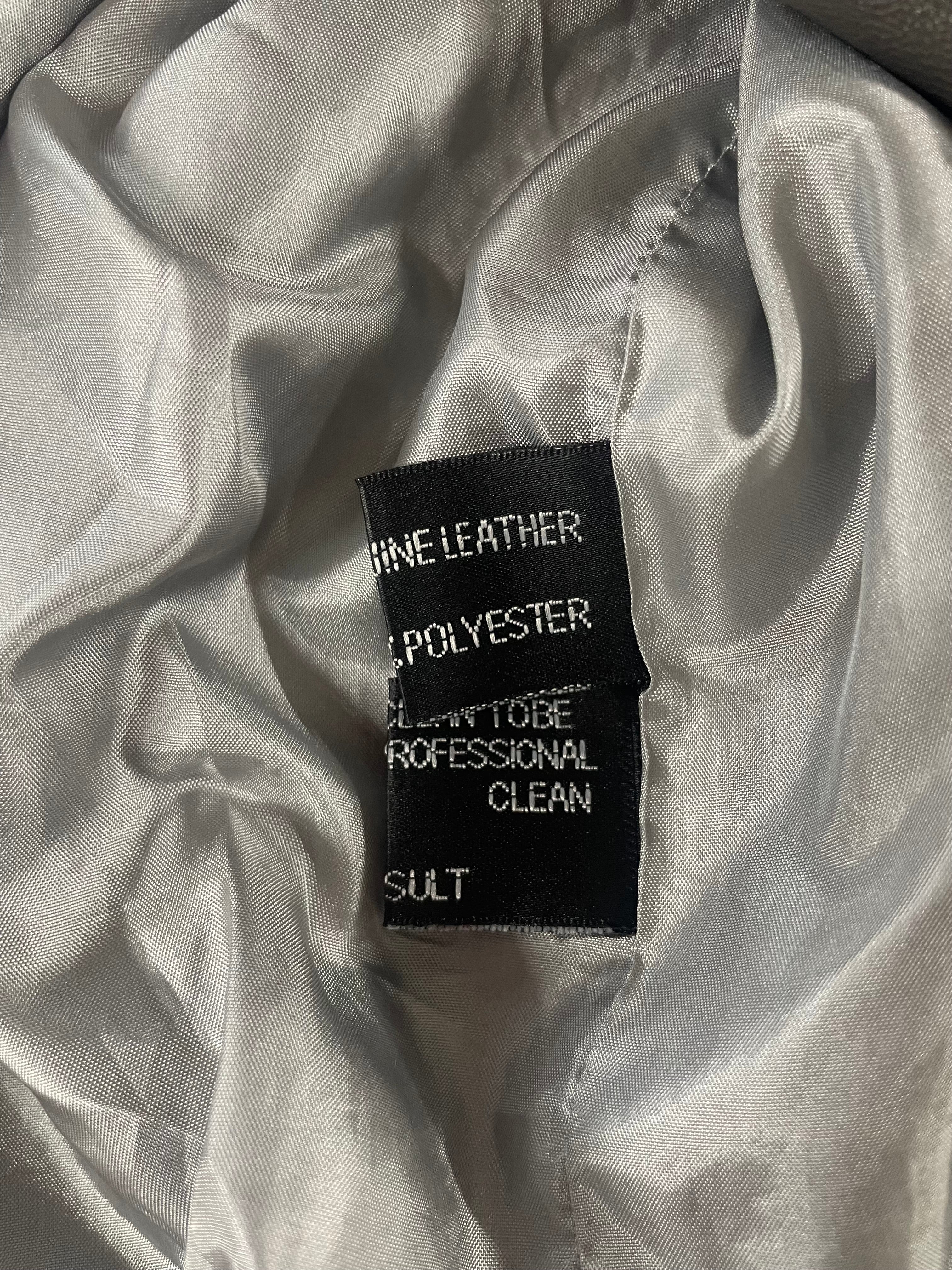 ROCCO TUSCANI/Leather Jkt/XXXXXL/Leather/GRY/ view 5