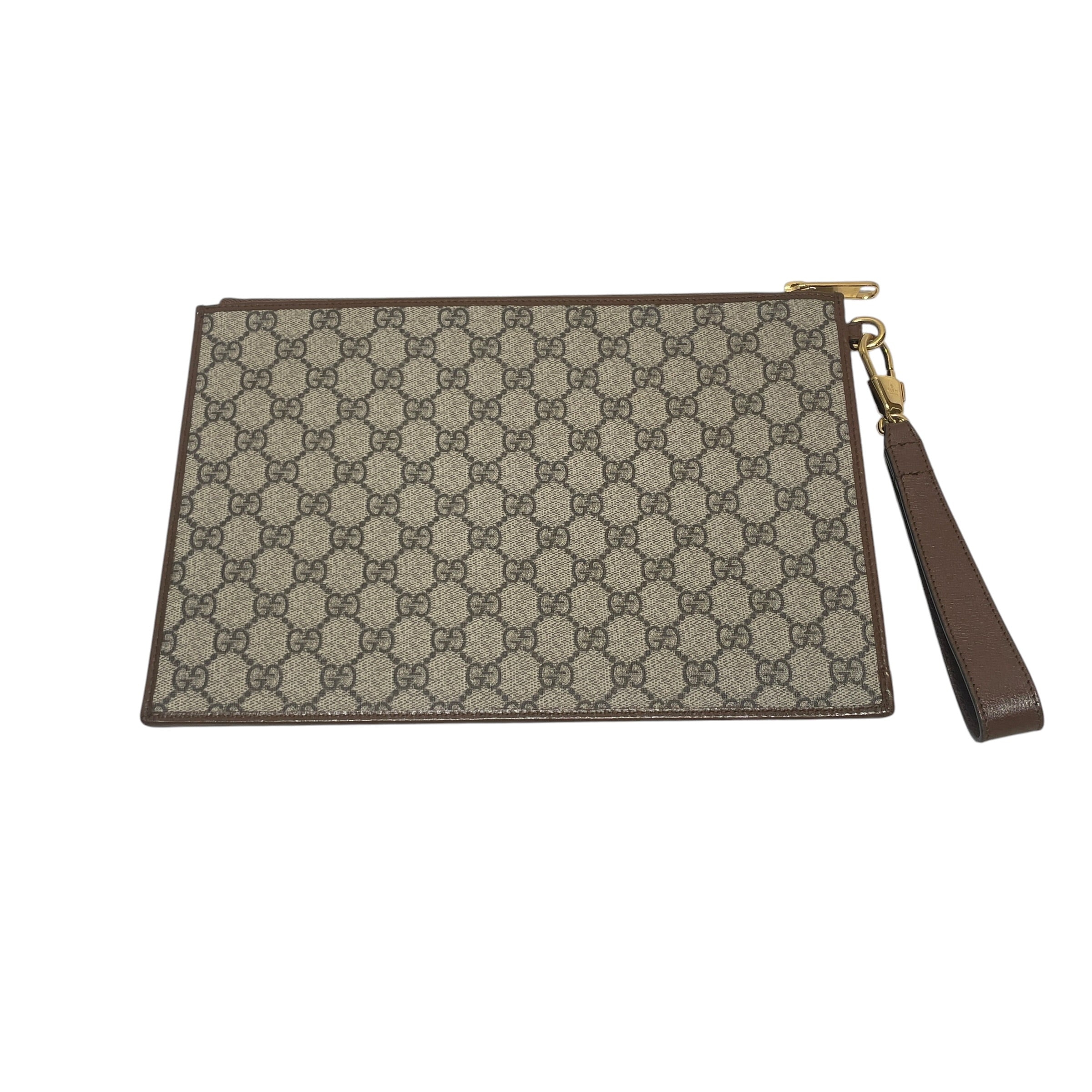 GUCCI/Hand Bag/Acrylic/BRW/GUCCI GG CLUTCH SUPREME BAG view 2