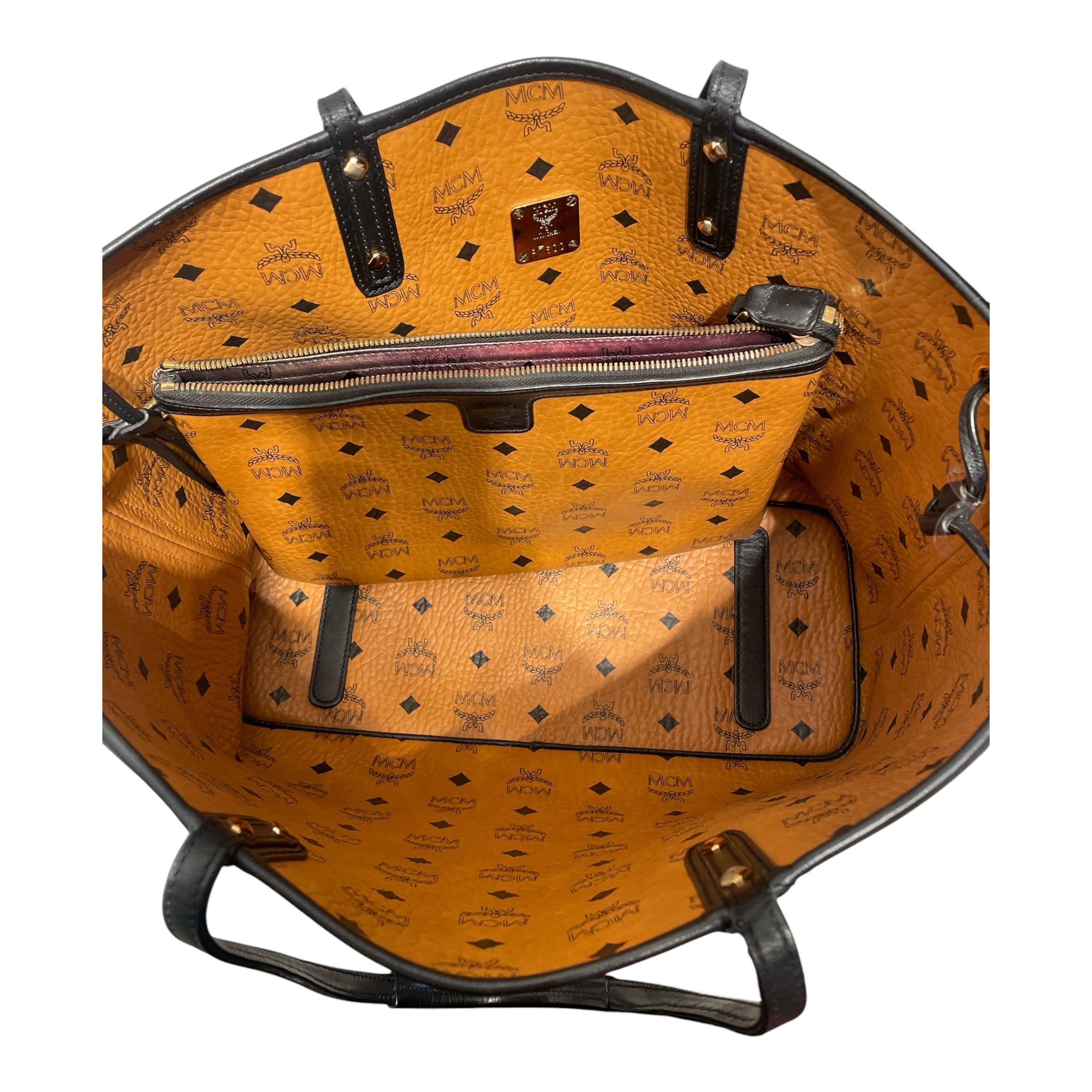 MCM/Tote Bag/Graphic/Leather/MLT/Galaxy Print Tote Bag view 3