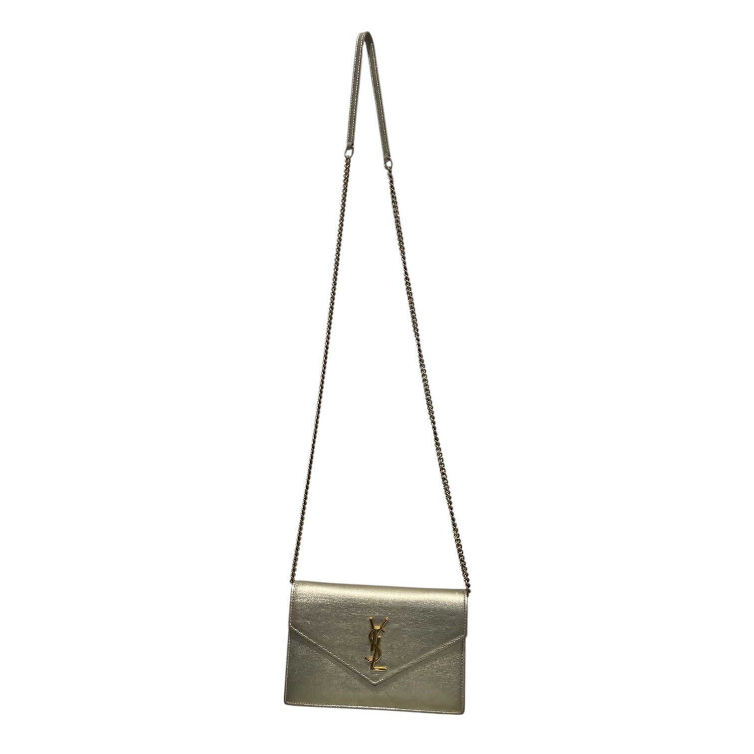 YVES SAINT LAURENT/Cross Body Bag/GLD/Envelope w/ Chain Strap view 1