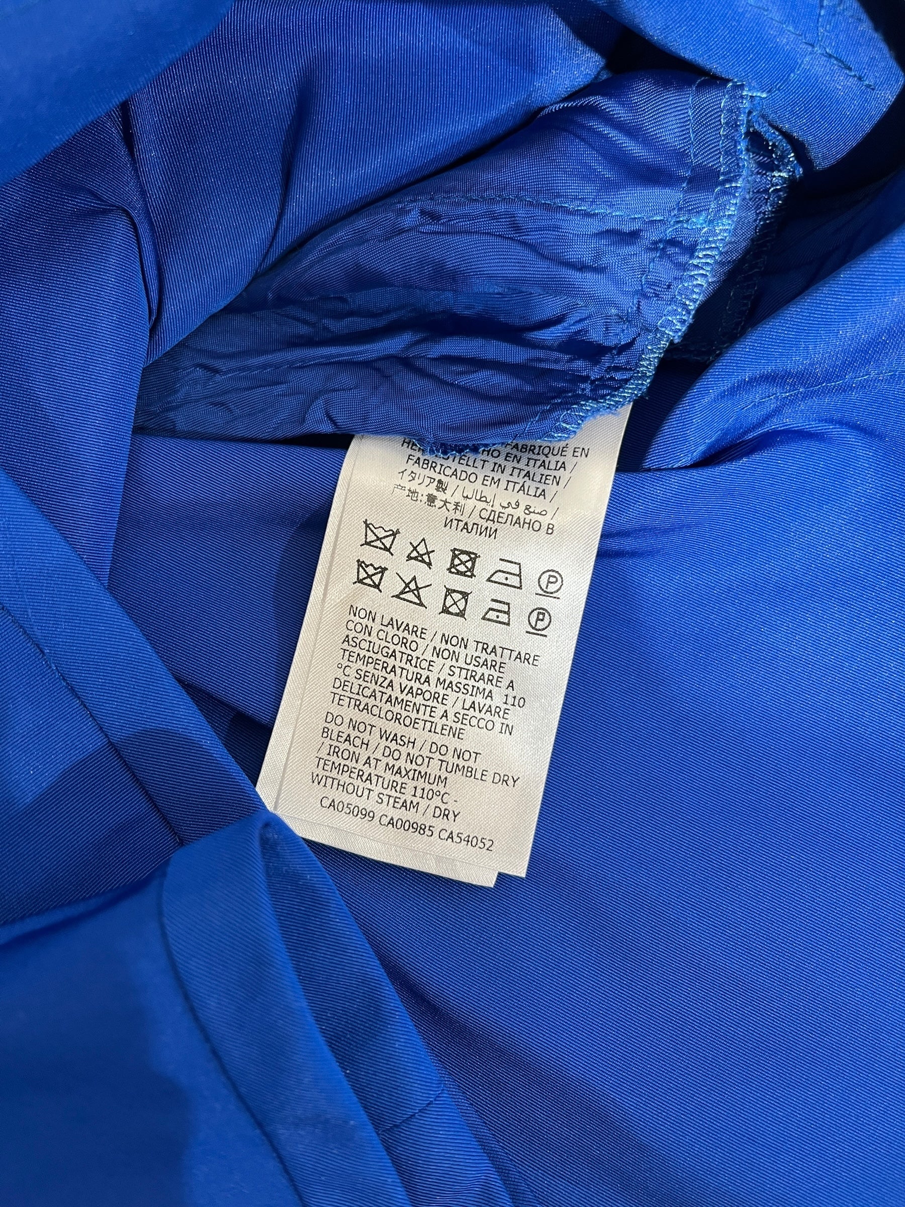 Alexander McQueen/Shorts/46/Polyester/BLU/WIDE LEG view 3