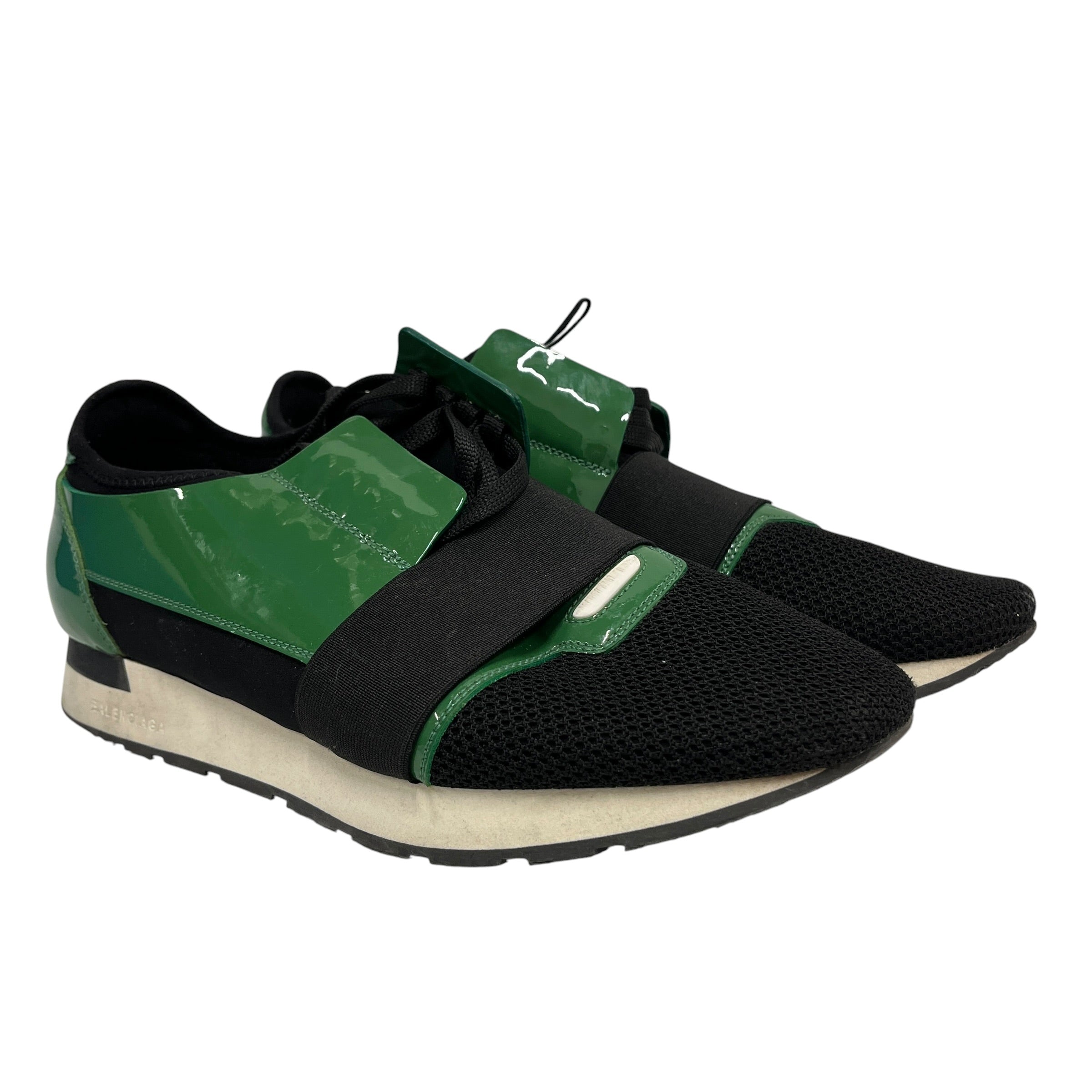 BALENCIAGA/Low-Sneakers/EU 43/Leather/GRN/U-Tip/RACE RUNNERS view 1