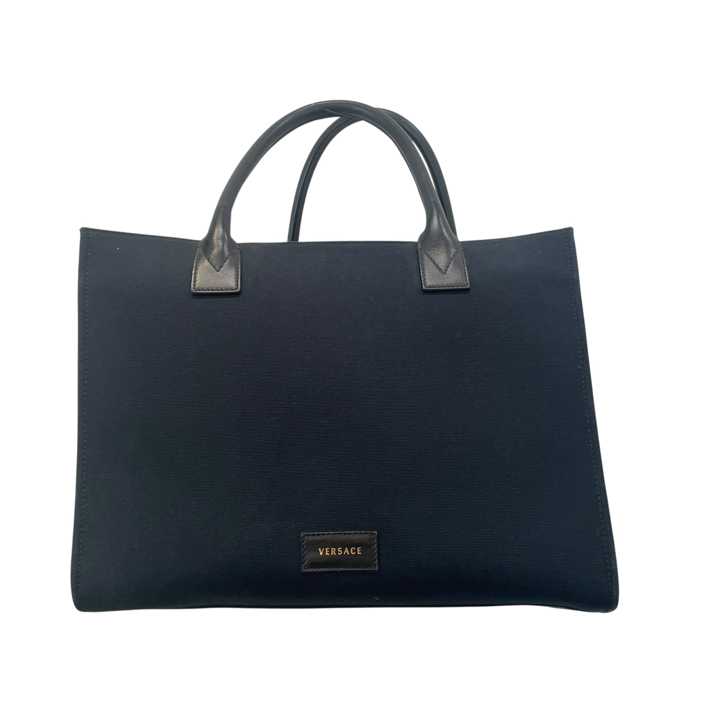 VERSACE/Tote Bag/Cotton/BLK/Cabas Pop view 2