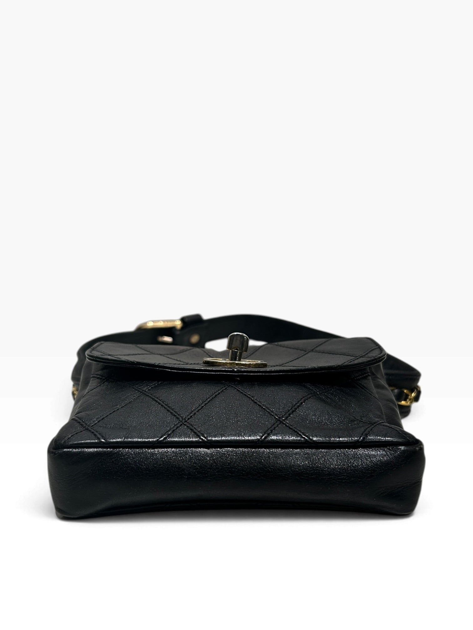 CHANEL/Bag/Leather/BLK/Waist Pouch view 3