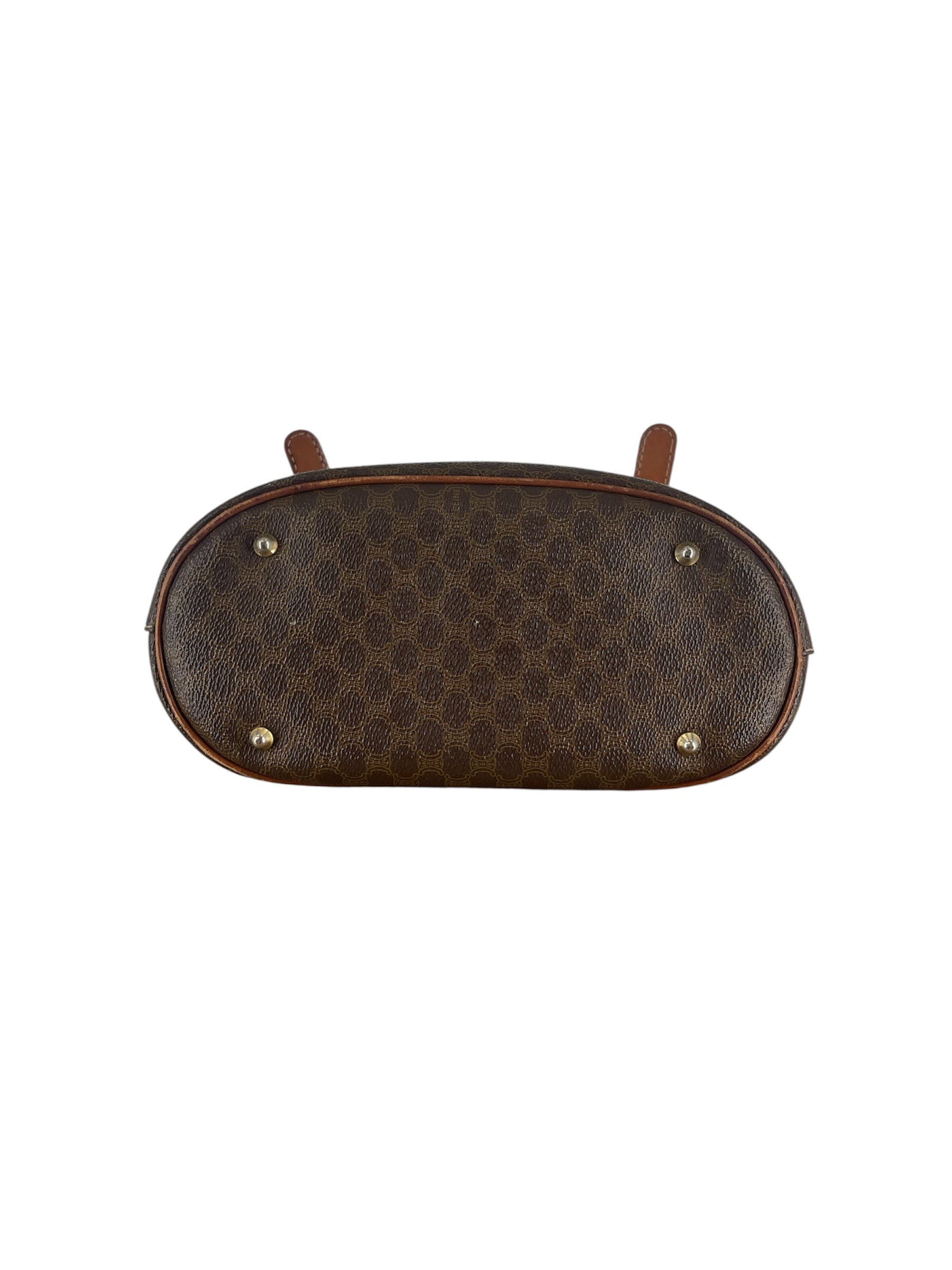 CELINE/Hand Bag/Monogram/Leather/BRW/BROWN LOGO MONOGRAM view 3