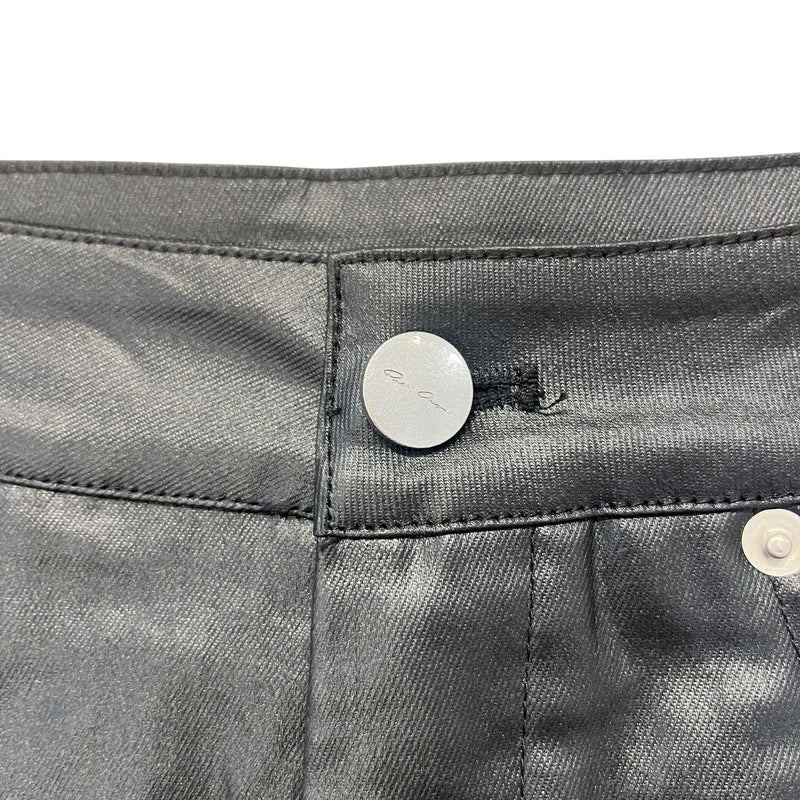 Rick Owens/Skirt/L/Cotton/BLK/WAX SKIRT