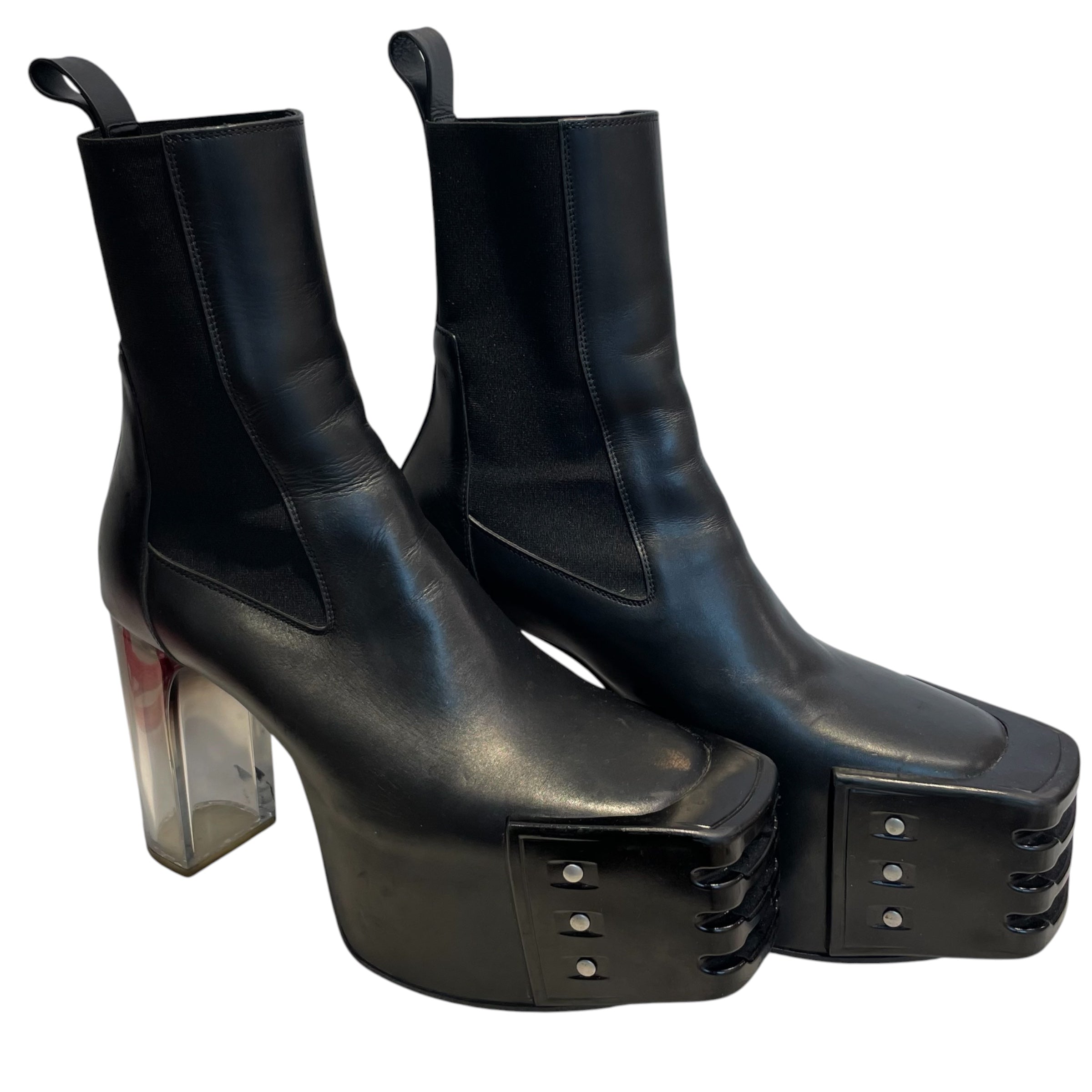 Rick Owens/Boots/EU 43/BLK/kiss heels/sil studs/blk grill view 1