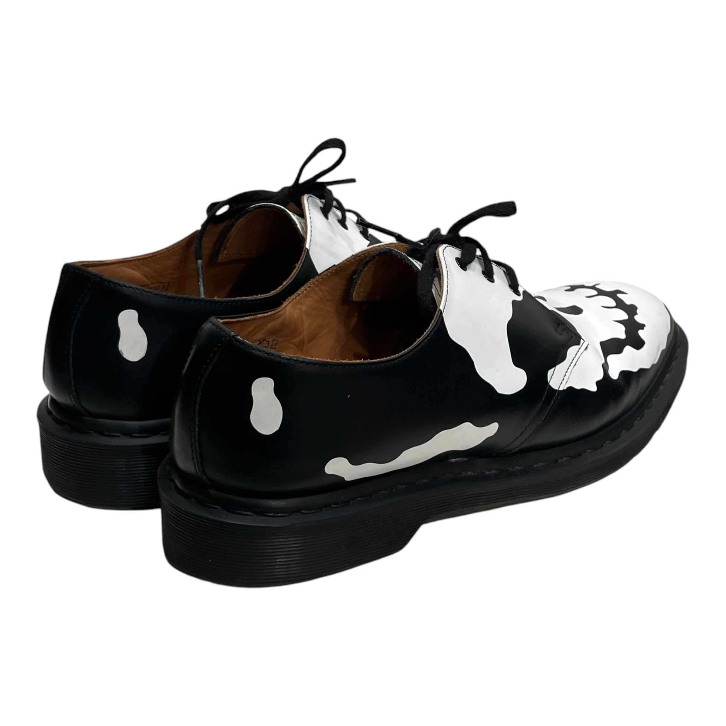 Dr.Martens/Supreme/Shoes/US 12/Leather/BLK/WHITE SKULL GRAPHIC view 2