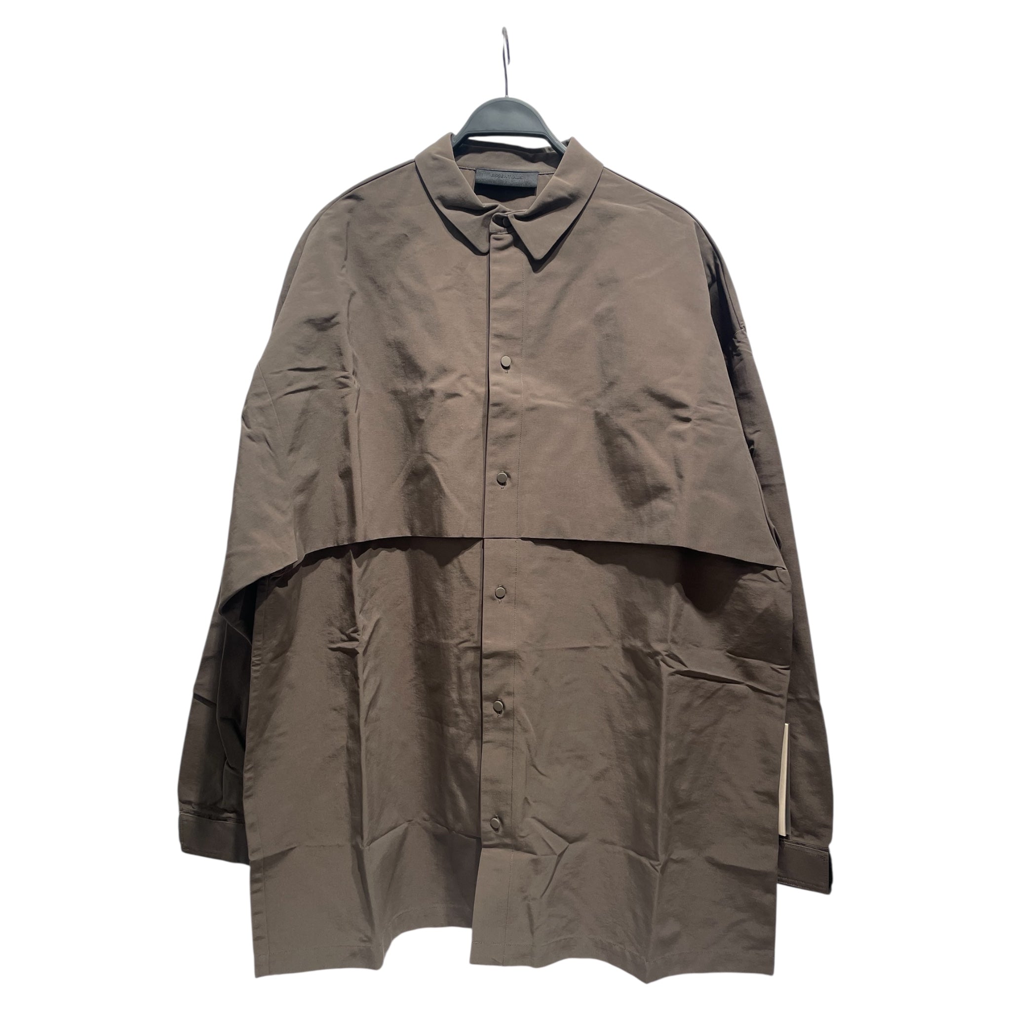 ESSENTIALS/LS Shirt/XL/Cotton/KHK/Army Button Up LS view 1