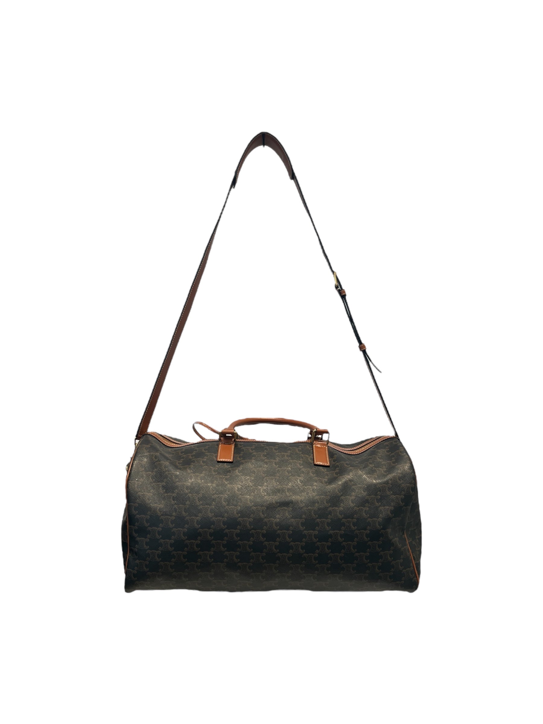 CELINE/Luggage/Monogram/Leather/BRW/CELINE NAS MINI DUFFEL view 2