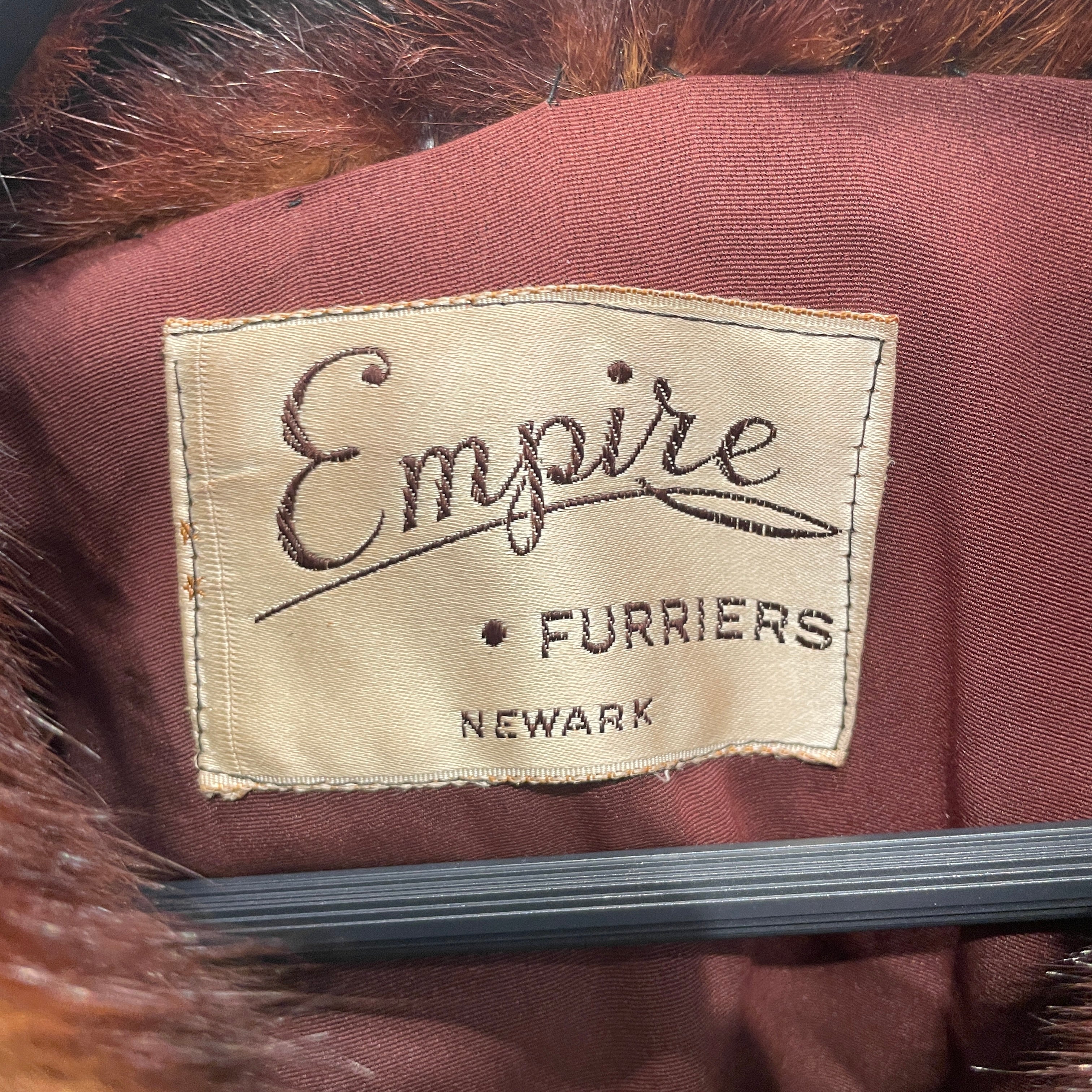 Vintage/Jacket/Stripe/BRW/FOX FUR view 3