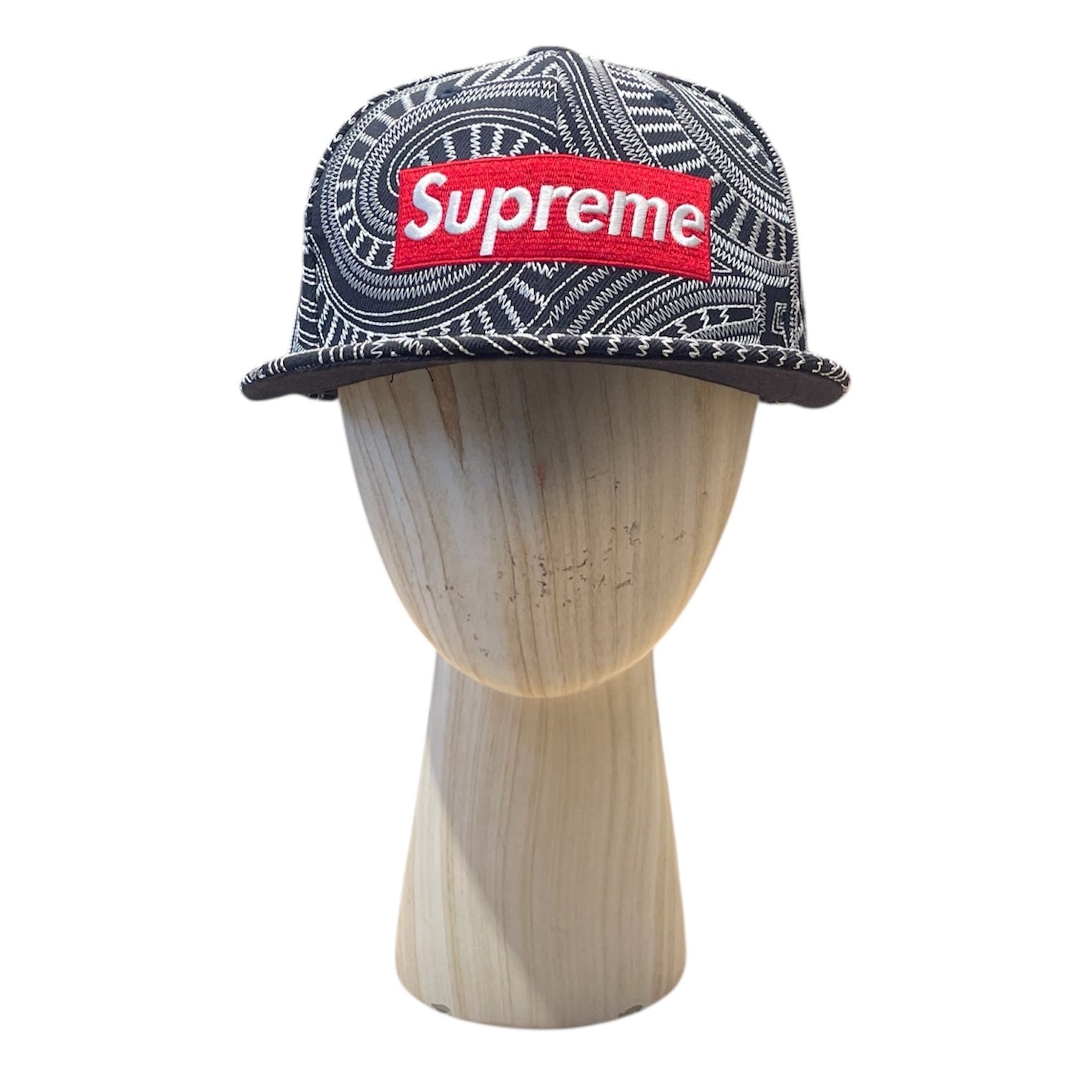 Supreme/Hat/7 3/8/Paisley/NVY/UPTOWN BOX LOGO view 1