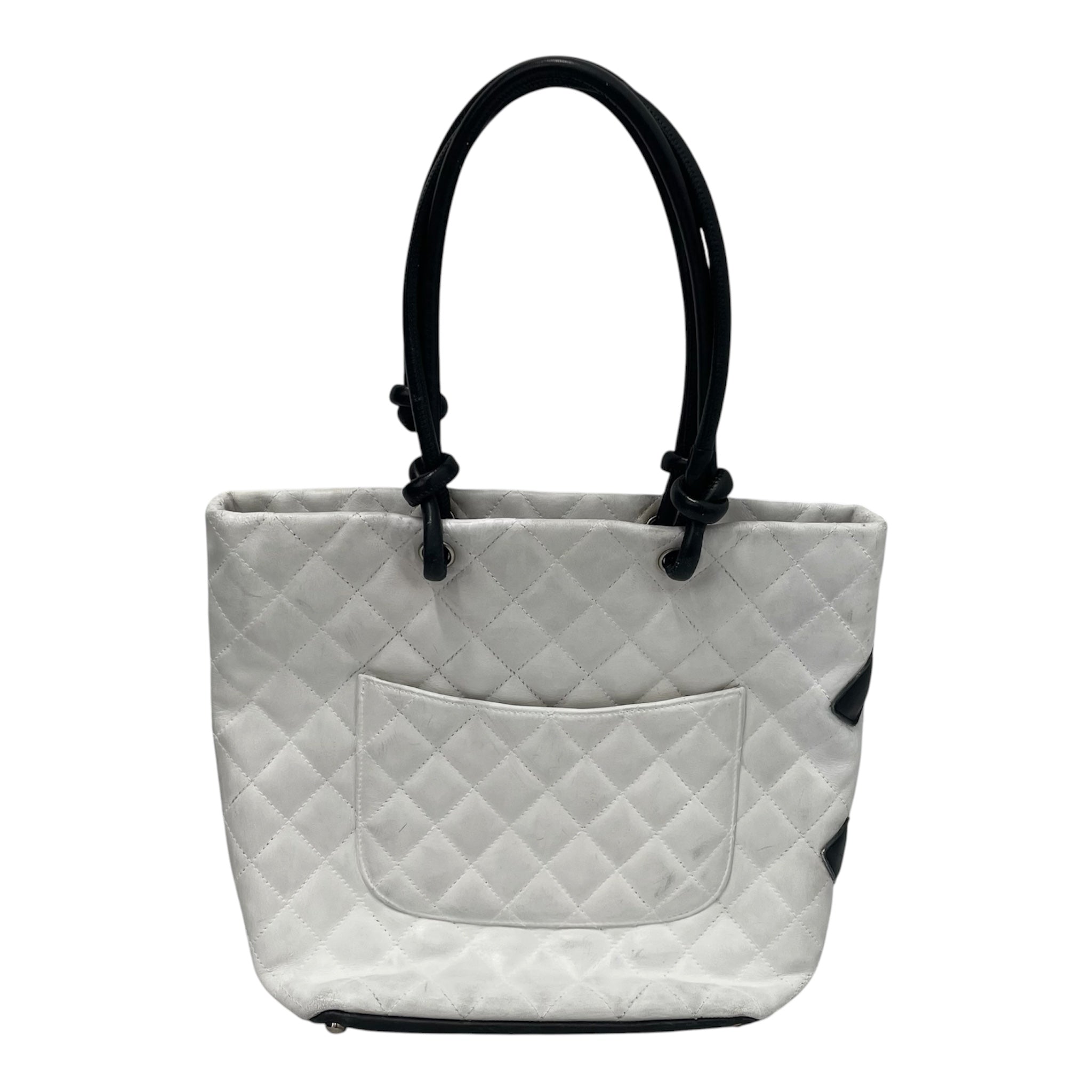 CHANEL/Tote Bag/Leather/WHT/9760545 view 2