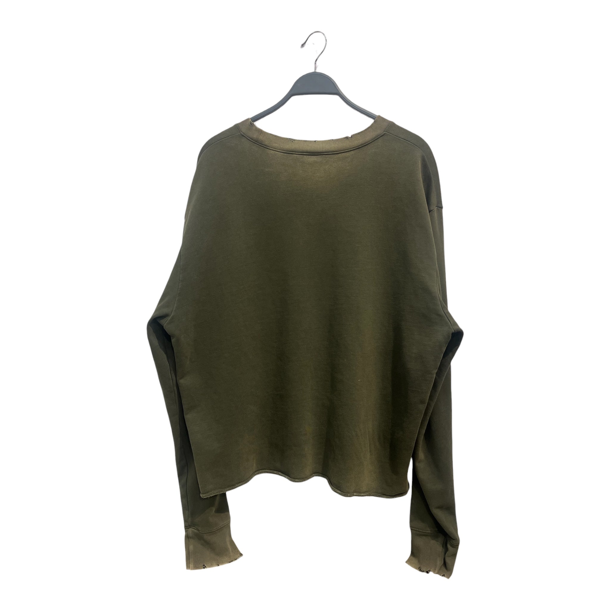 SINCLAIR/Sweatshirt/M/Cotton/GRN/GLOBAL DISTRESSED CREWECK view 2