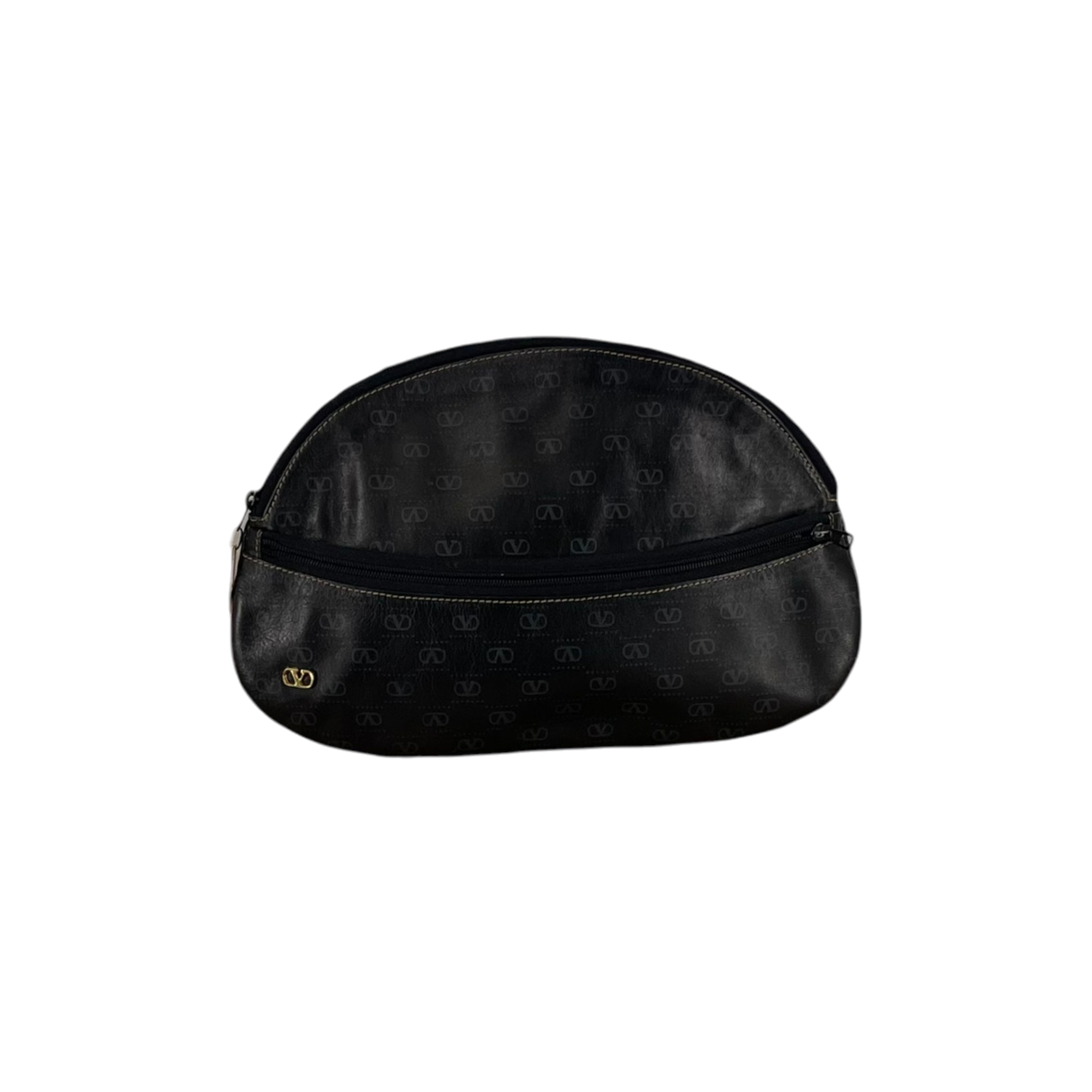VALENTINO/Pouch/FREE/Monogram/Leather/BLK/GREY LOGO MONOGRAM view 1