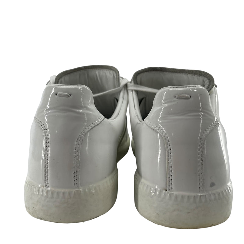 Maison Margiela/Low-Sneakers/EU 39/Polyester/WHT/PATENT REPLICA GATS