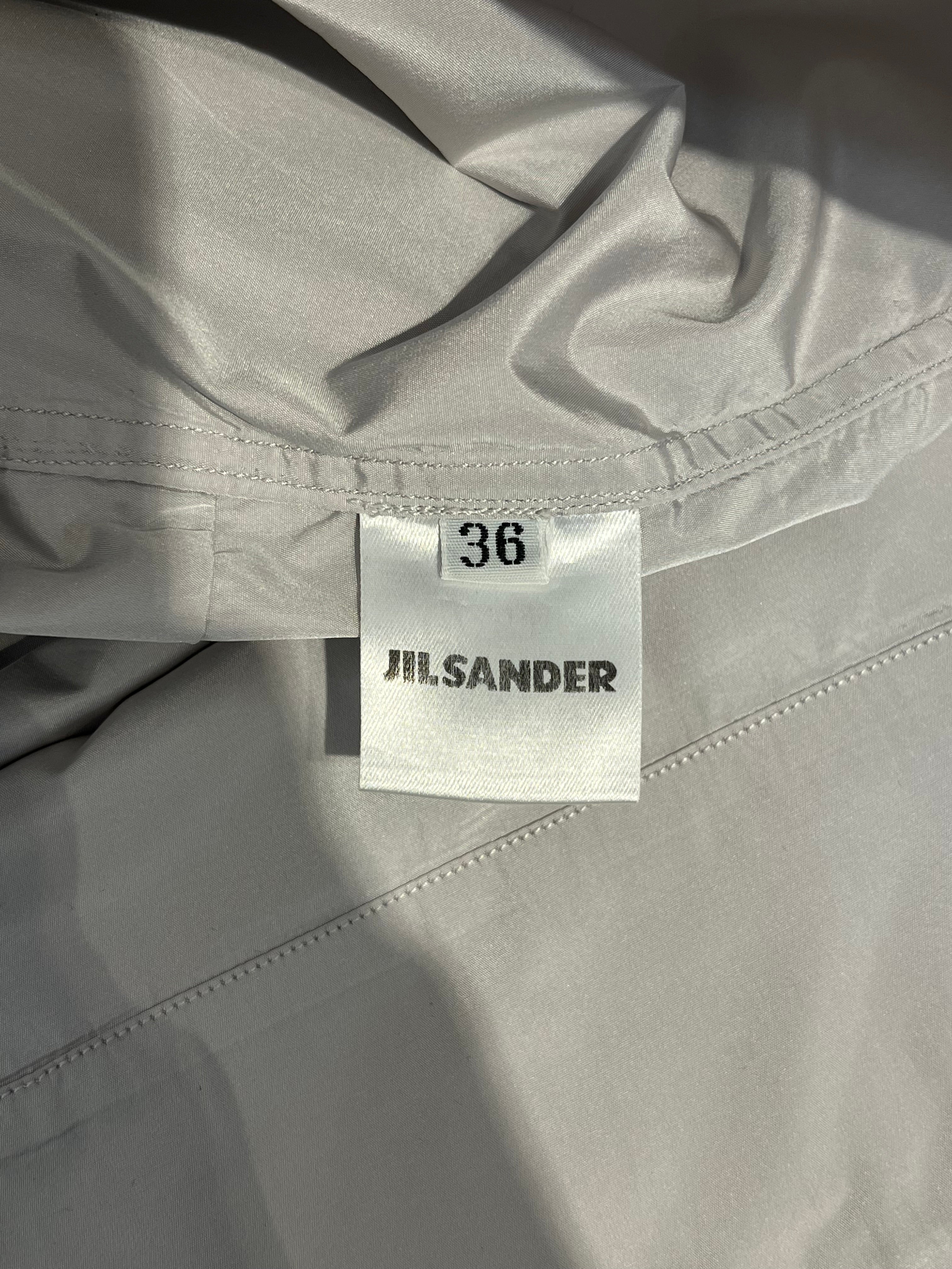 JIL SANDER/Camisole/36/Polyester/GRY/SIDE ZIP DARTING view 4