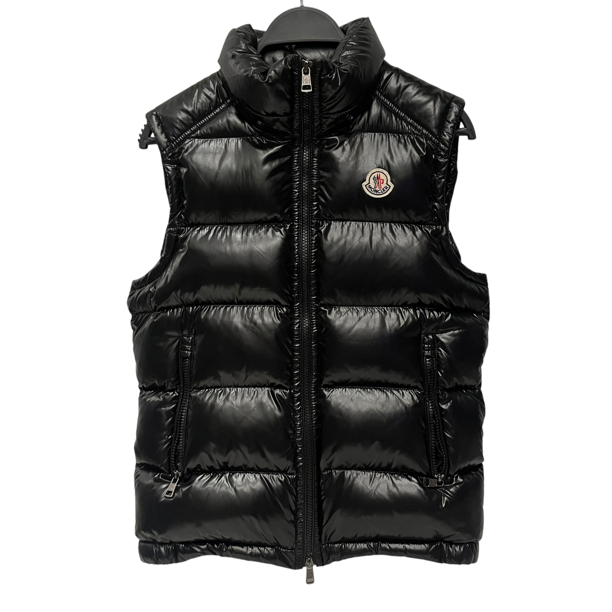 MONCLER/Puffer Vest/0/Nylon/BLK/ view 1