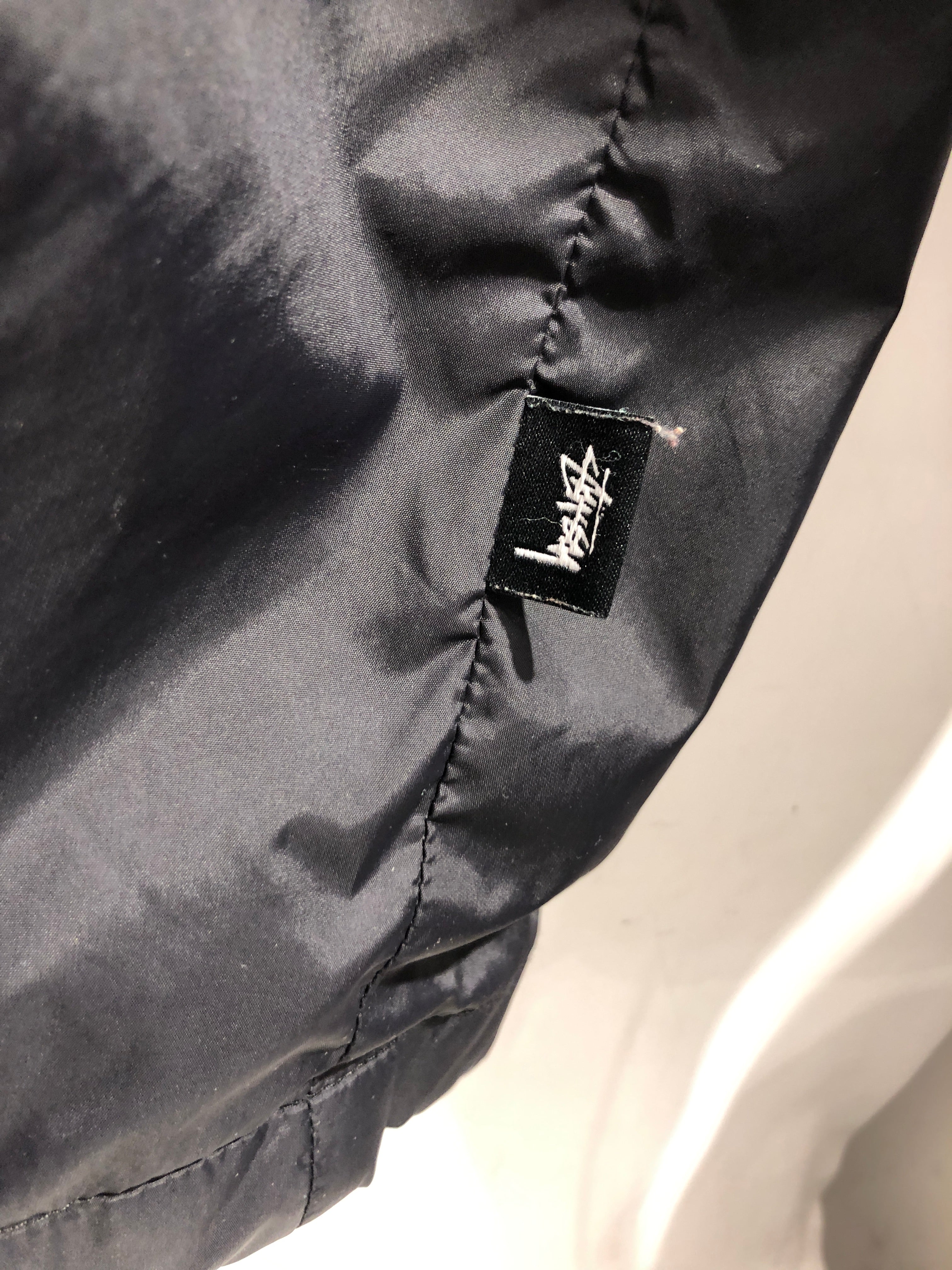 STUSSY/Jacket/M/Nylon/BLK/STUSSY INTL. LONG COAT view 3