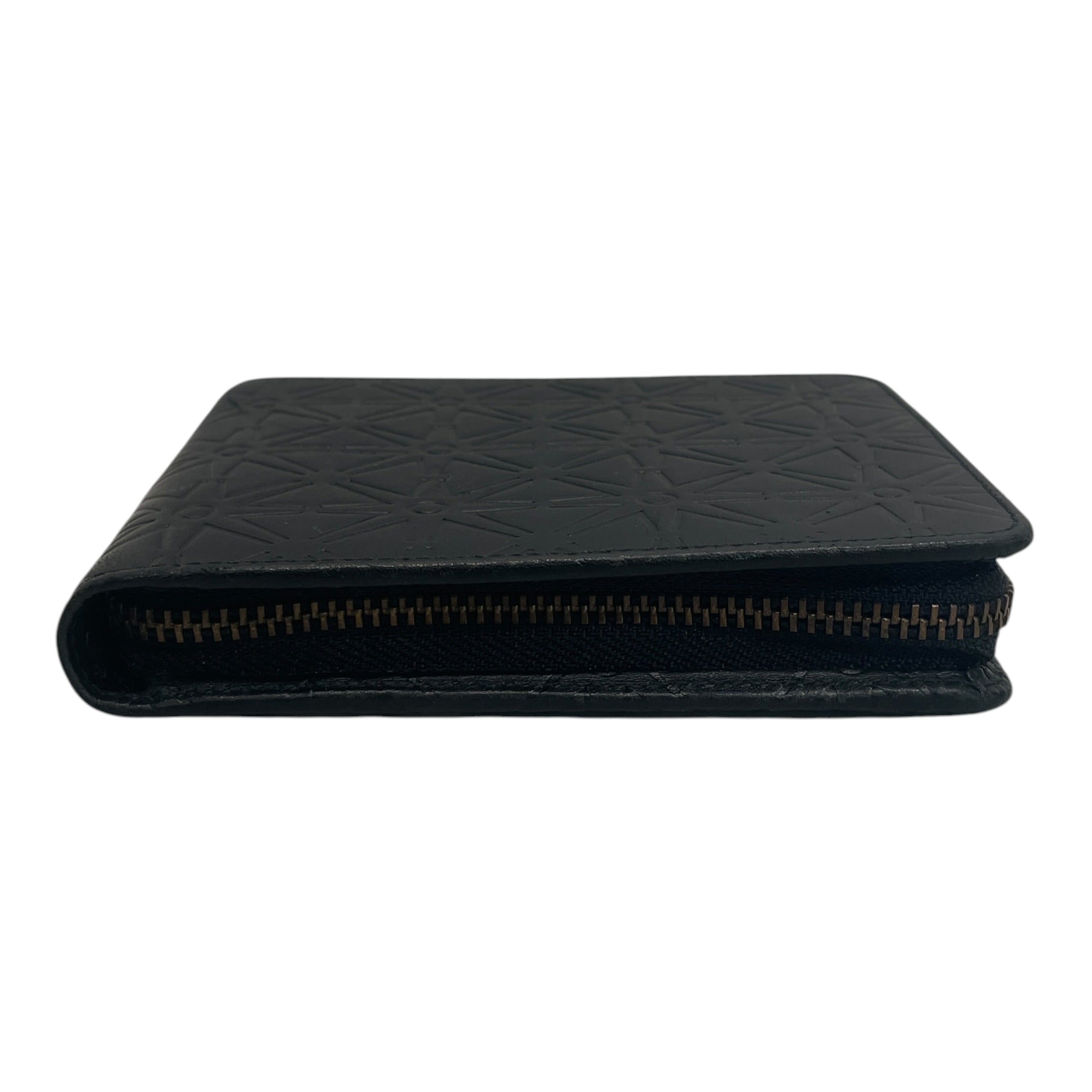 COMME des GARCONS/Wallet/Monogram/Leather/BLK/PRESSED MONOGRAM view 3
