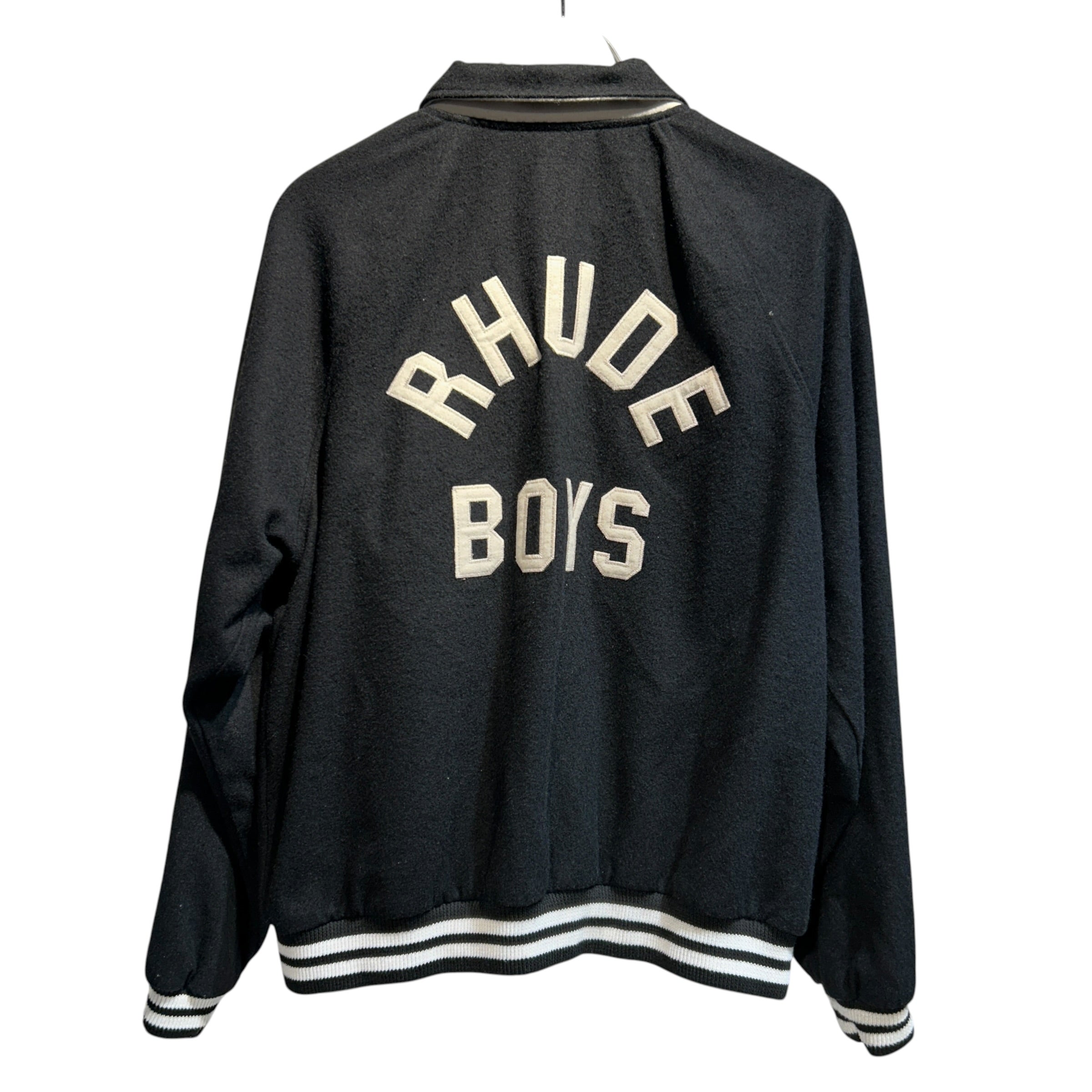 RHUDE/Jacket/XL/Wool/BLK/Graphic/Rhude Boys Teddy Varisty Jacke view 2