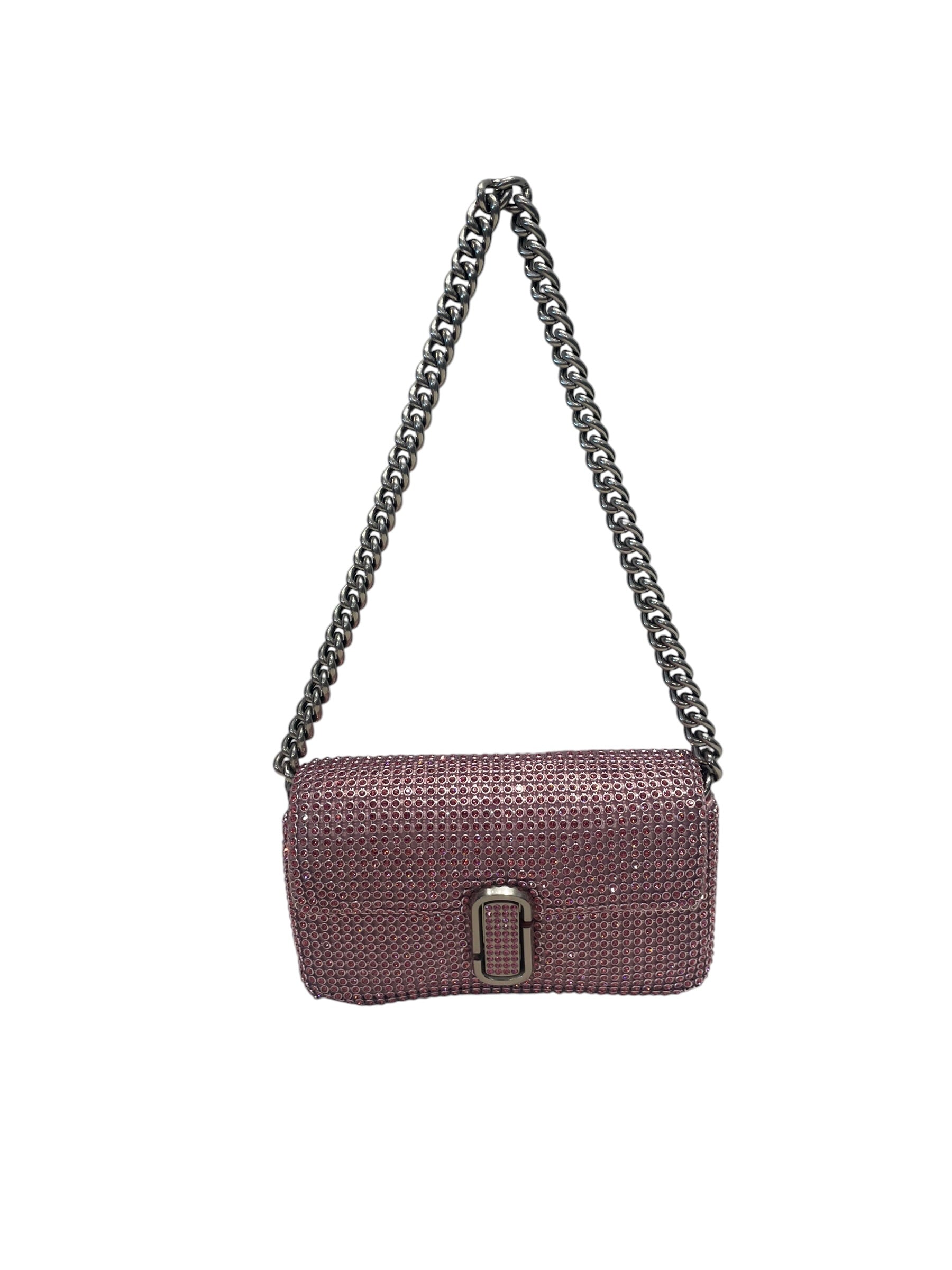 MARC JACOBS/Cross Body Bag/PNK/Rhinestone Clasp Closure view 1