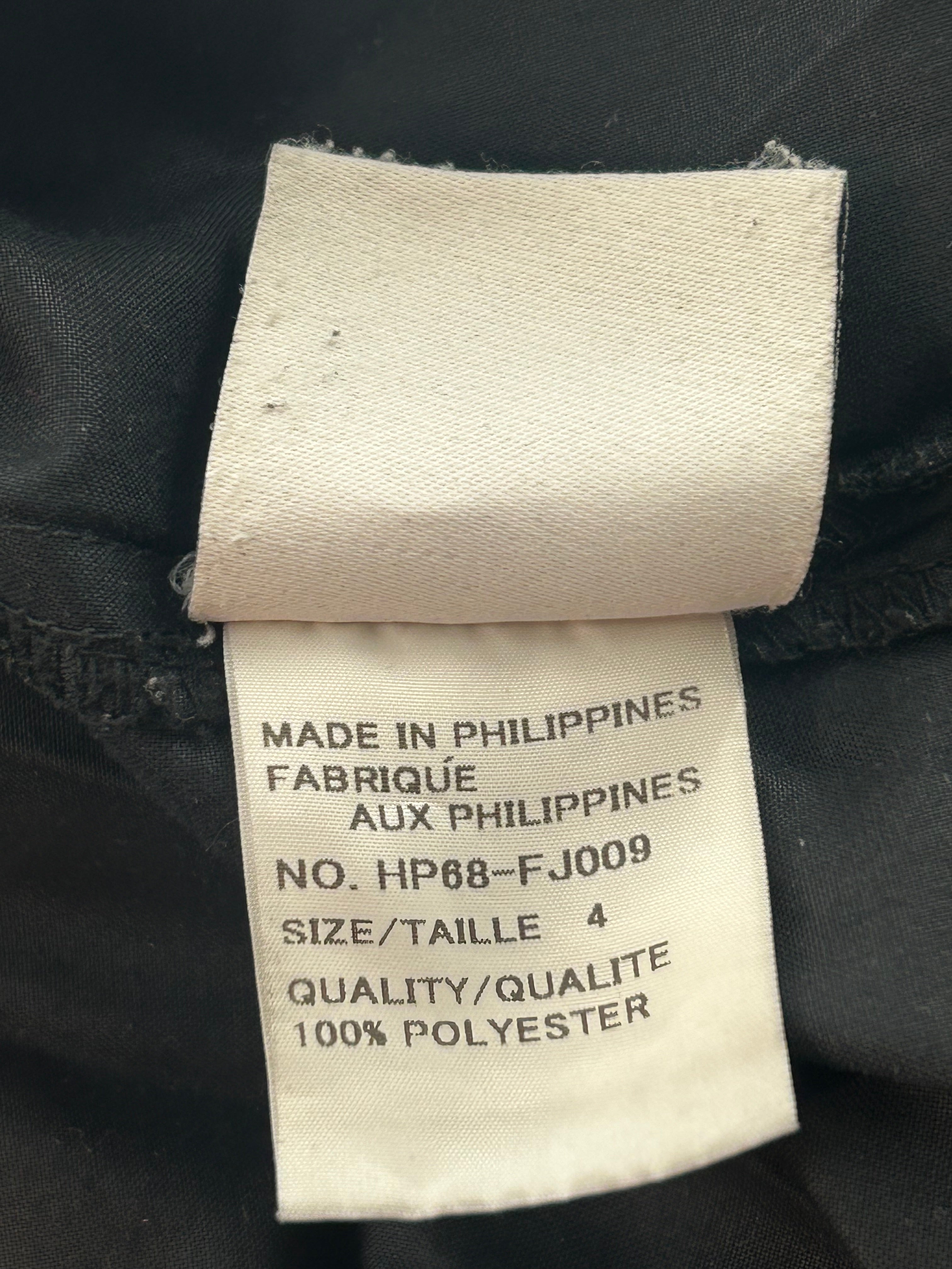 HOMME PLISSE ISSEY MIYAKE/SL Shirt/4/Polyester/BLK/hp68-fj009/ lining look thrght view 3