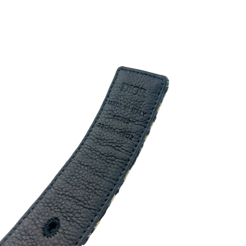 Christian Dior/ObliqueJacquard/Belt/US 4/Navy