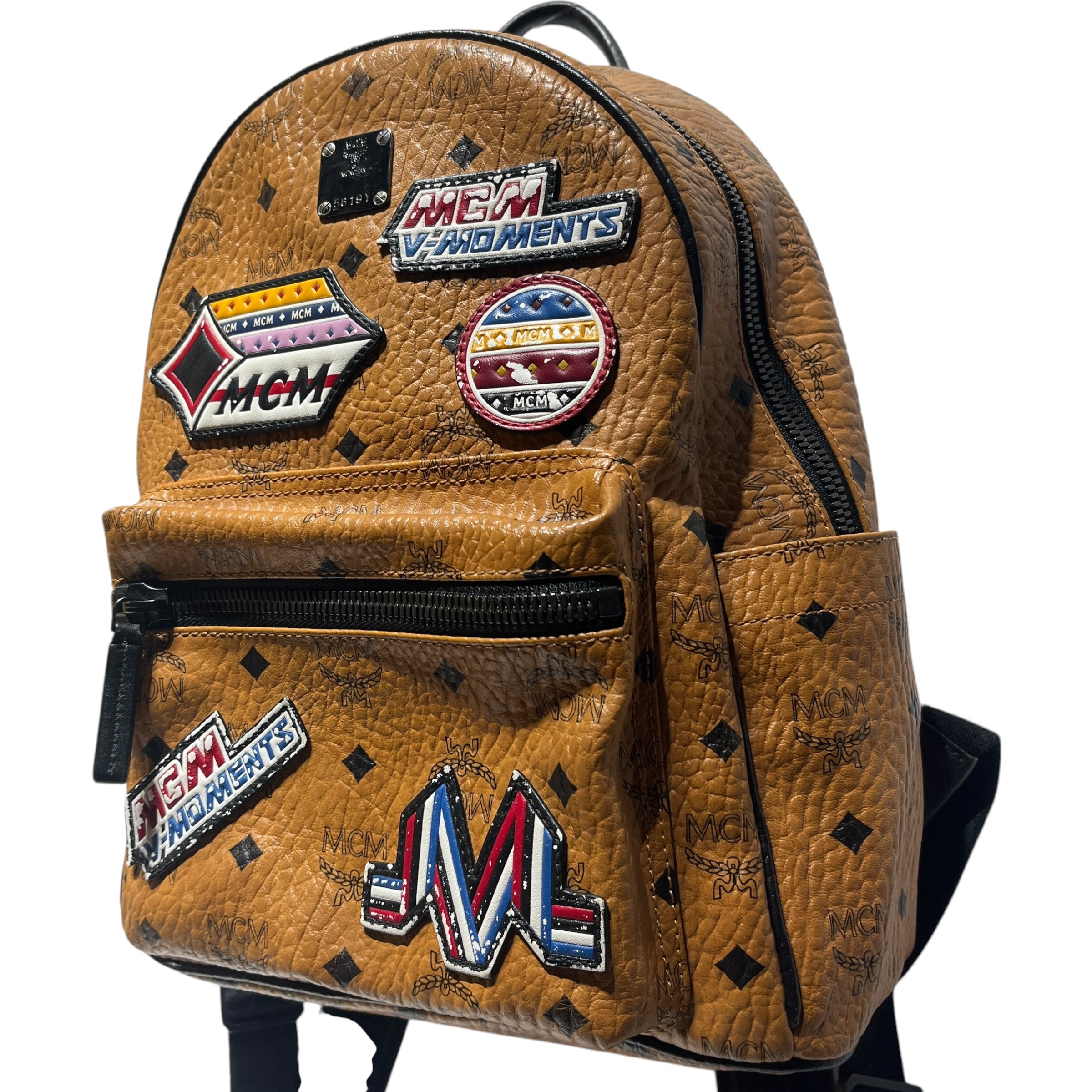 MCM/Backpack/Monogram/Leather/CML/patches view 2