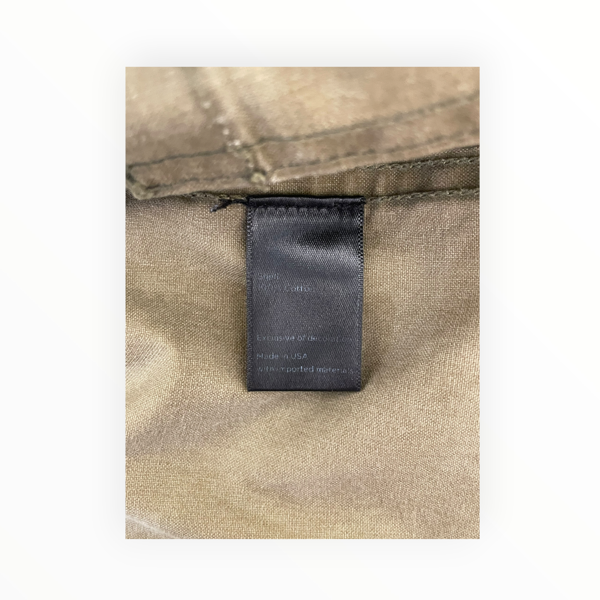 FLINT AND TINDER /Jacket/M/GRN/WAXED JACKET view 4