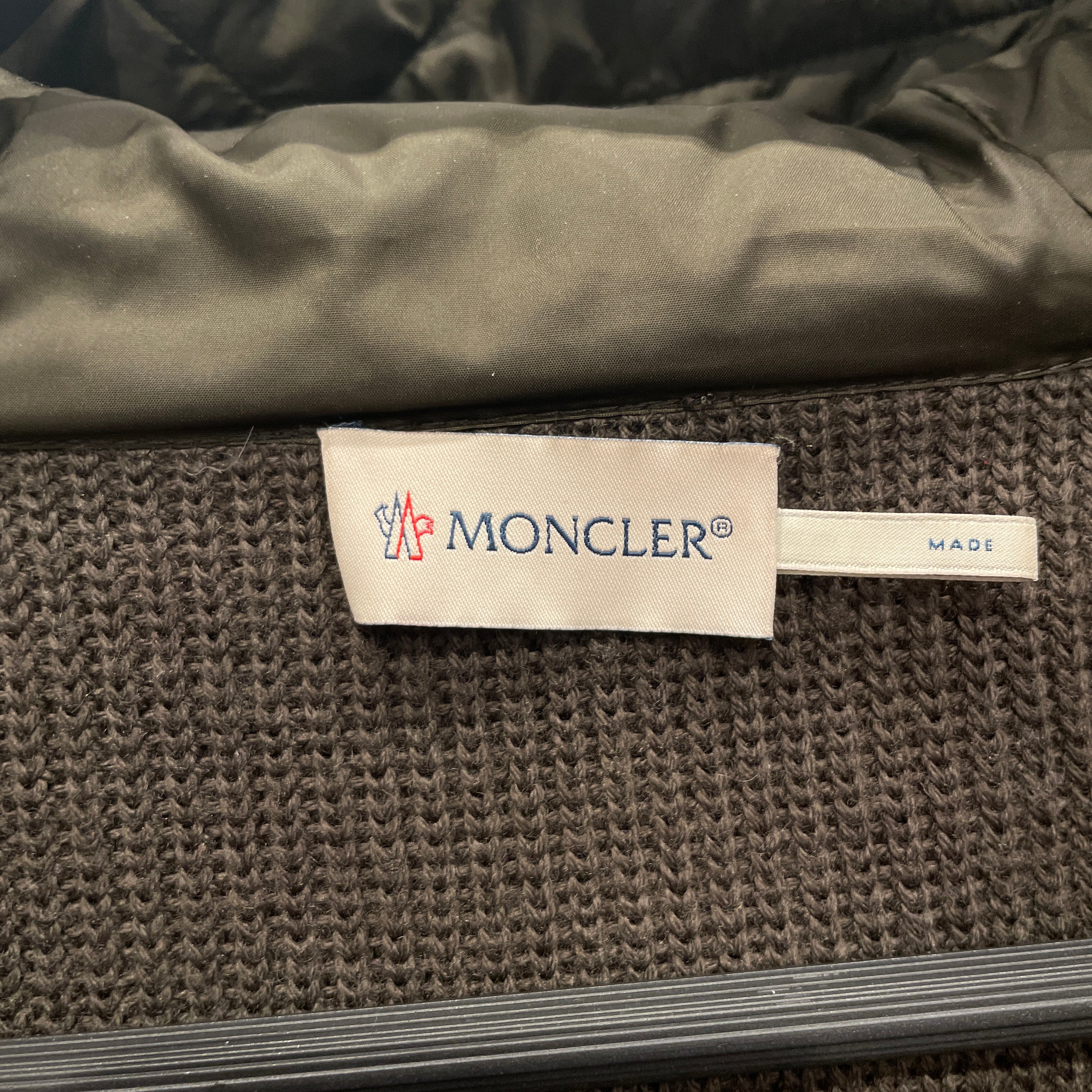 MONCLER/Cardigan/XXL/Nylon/GRN/ZIP UP PUFFER VEST/CARGIGAN view 3