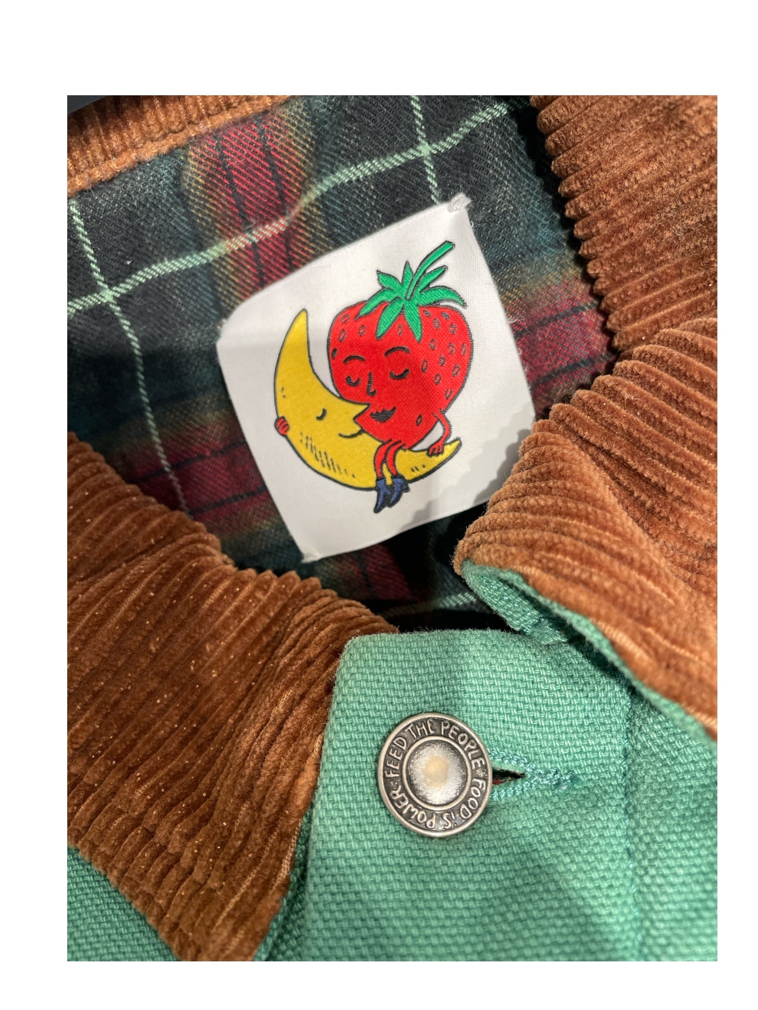 Sky High Farm Workwear/Jacket/XXL/Cotton/GRN/Cord Collar Banana/Stawberry view 3