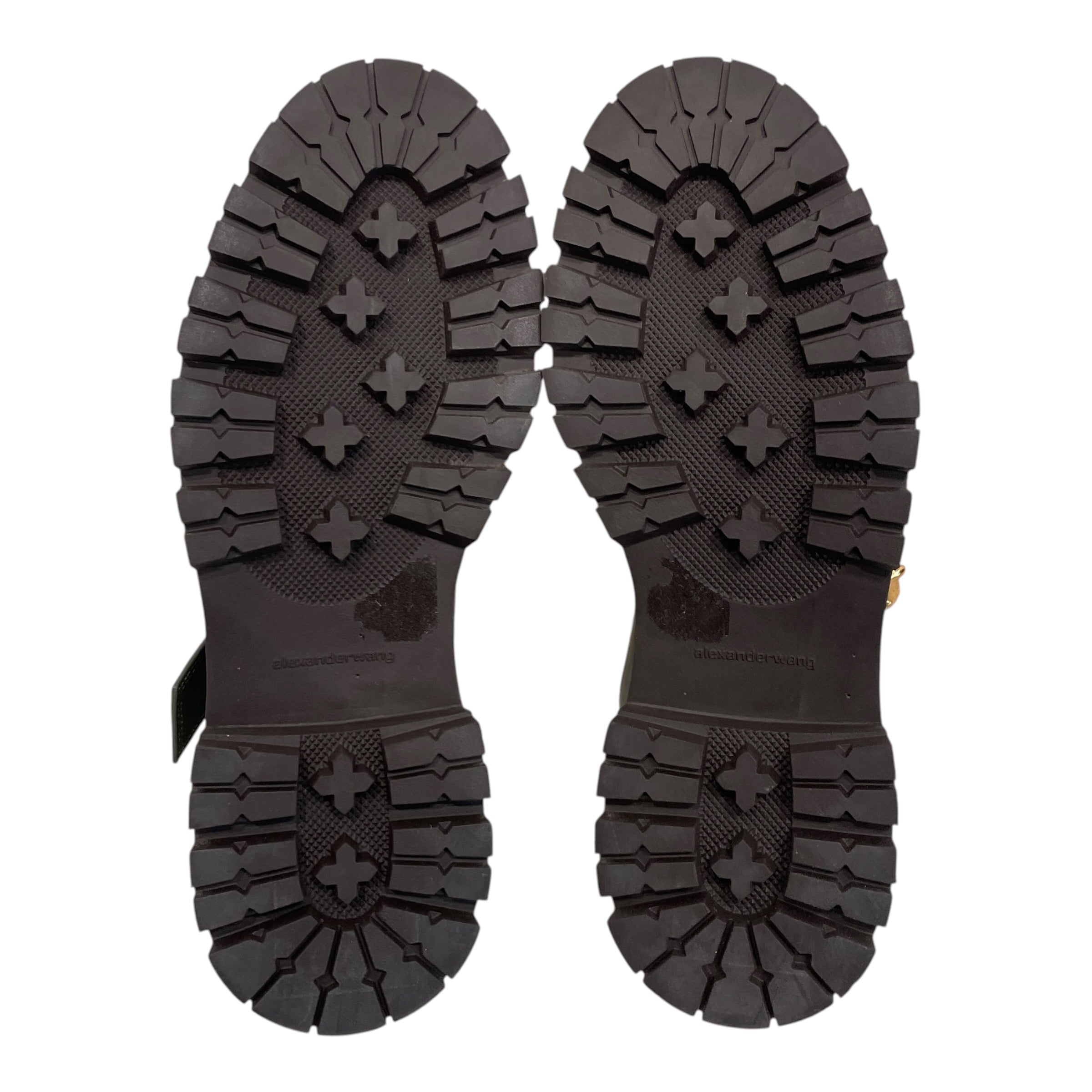 Alexander Wang/Sandals/EU 38/Leather/GRN/GOLD HARDWARE STRAP CLOSE TOE view 6
