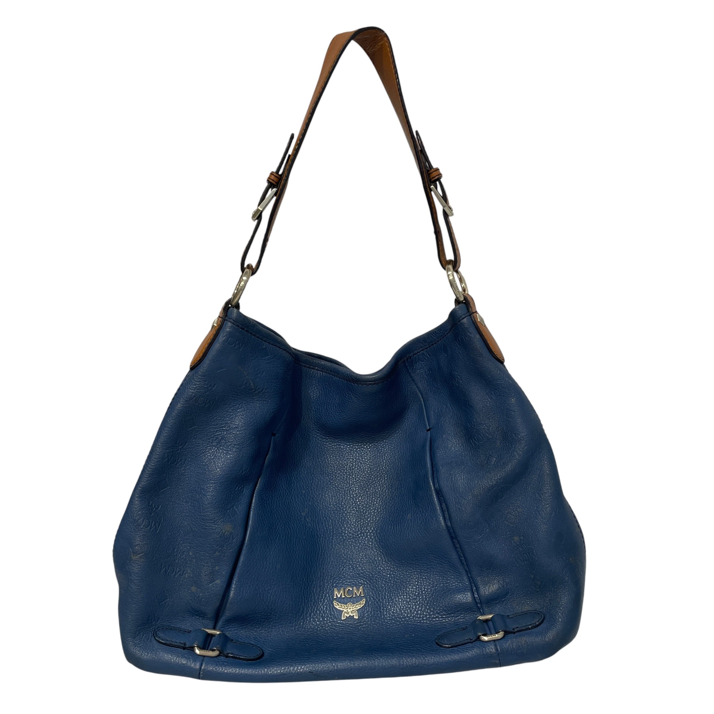 MCM/Bag/Leather/BLU/Hobo Shoulder Bag view 1
