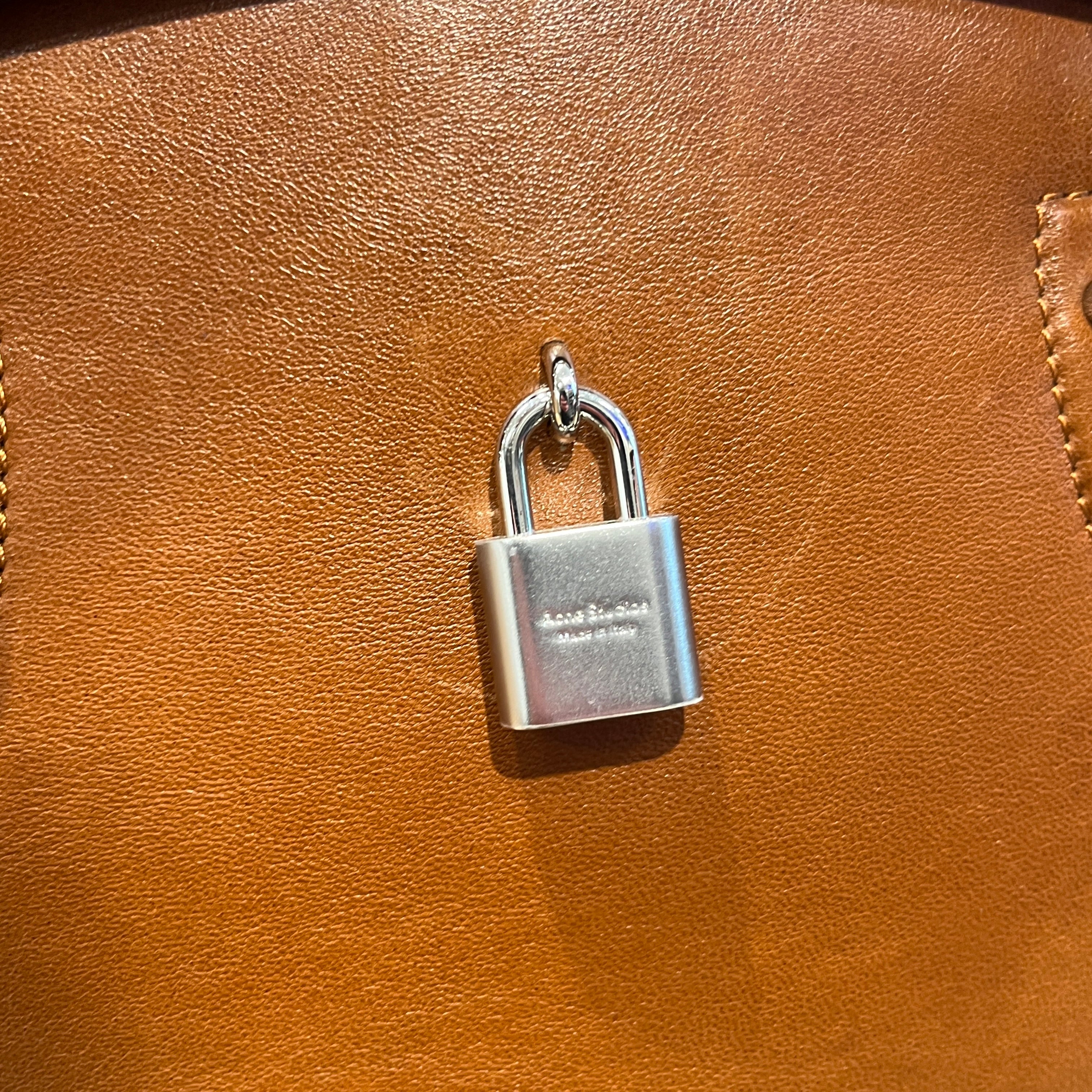 Acne Studios/Tote Bag/Leather/BRW/BOWLINA view 5