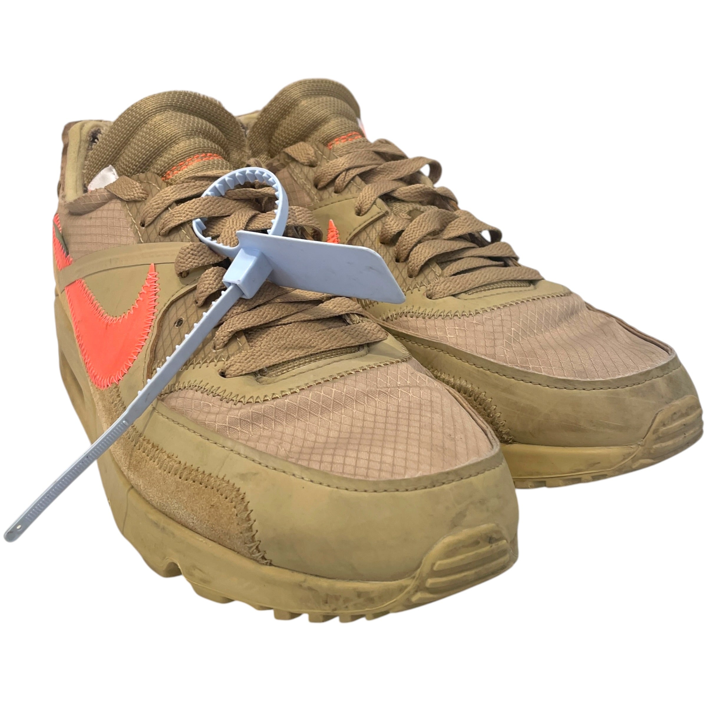 NIKE/OFF-WHITE/THE 10 : AIR MAX 90/Low-Sneakers/US 10/CML/AA7293-200 view 1