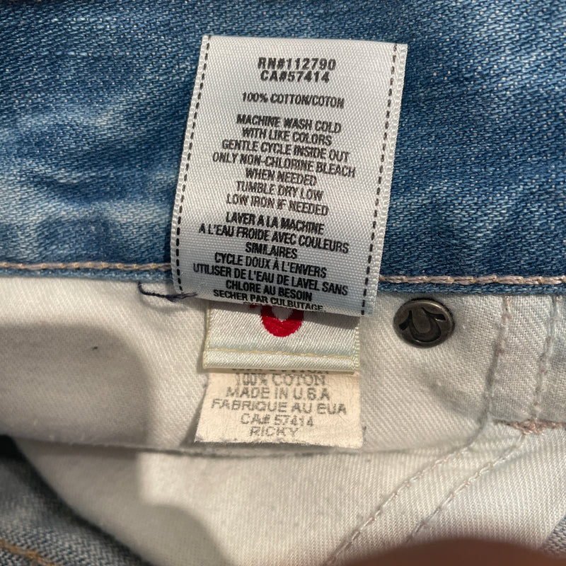 TRUE RELIGION/Straight Pants/33/Cotton/IDG/