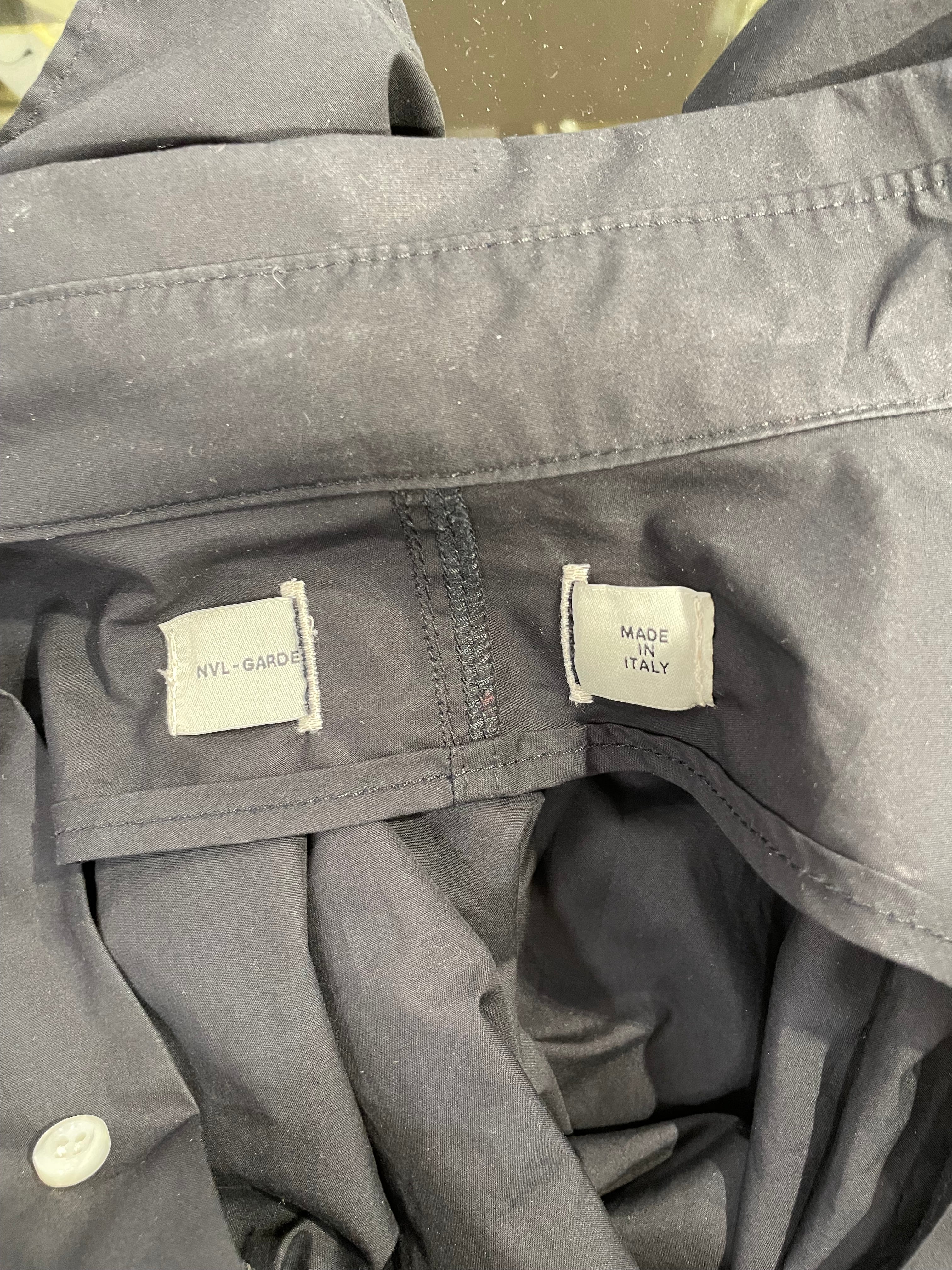 nvl garde/LS Shirt/S/Cotton/BLK/Dress/Shirt view 3